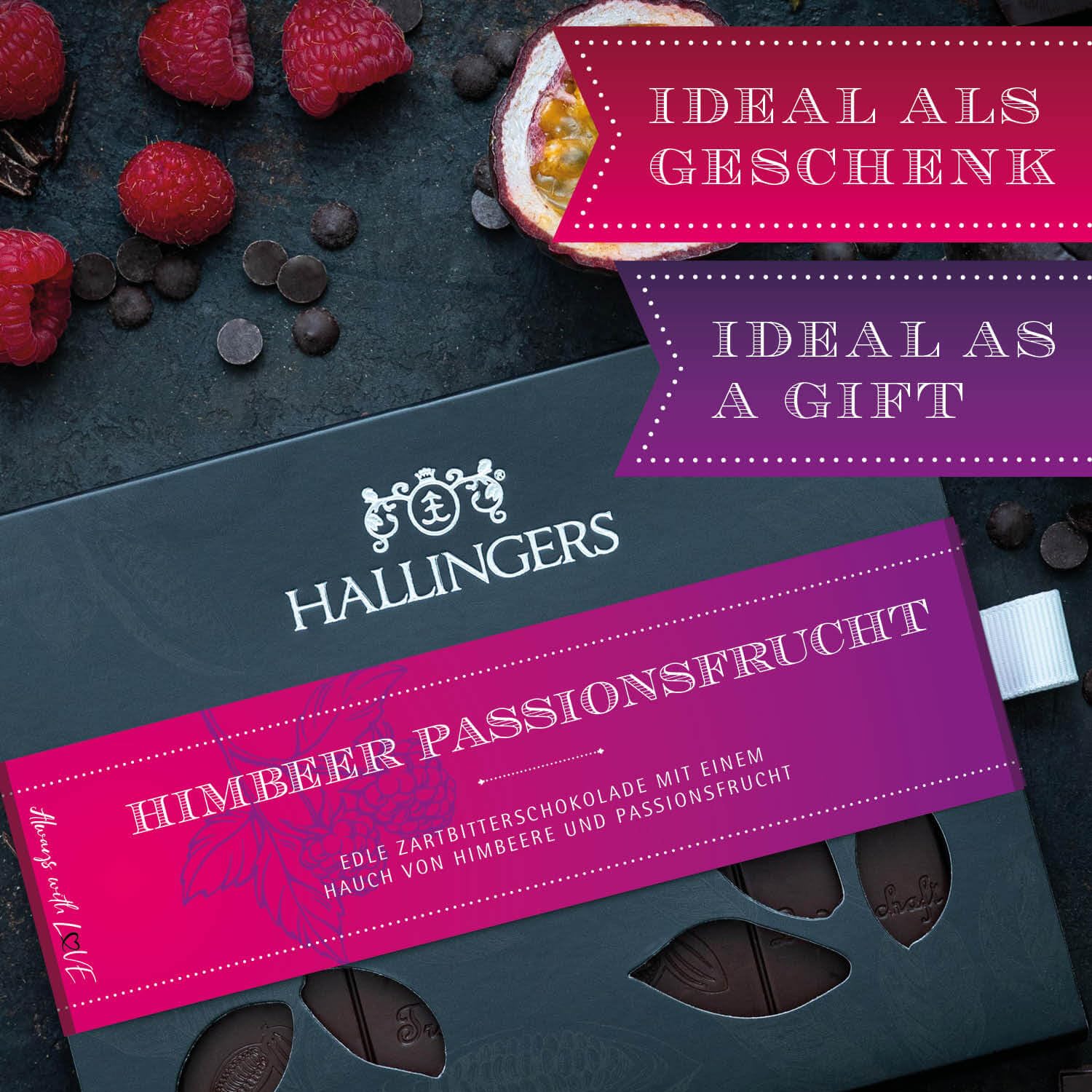 hallingers-schokolade-himbeer-passionsfrucht-tafeln-10x-vegan image 3