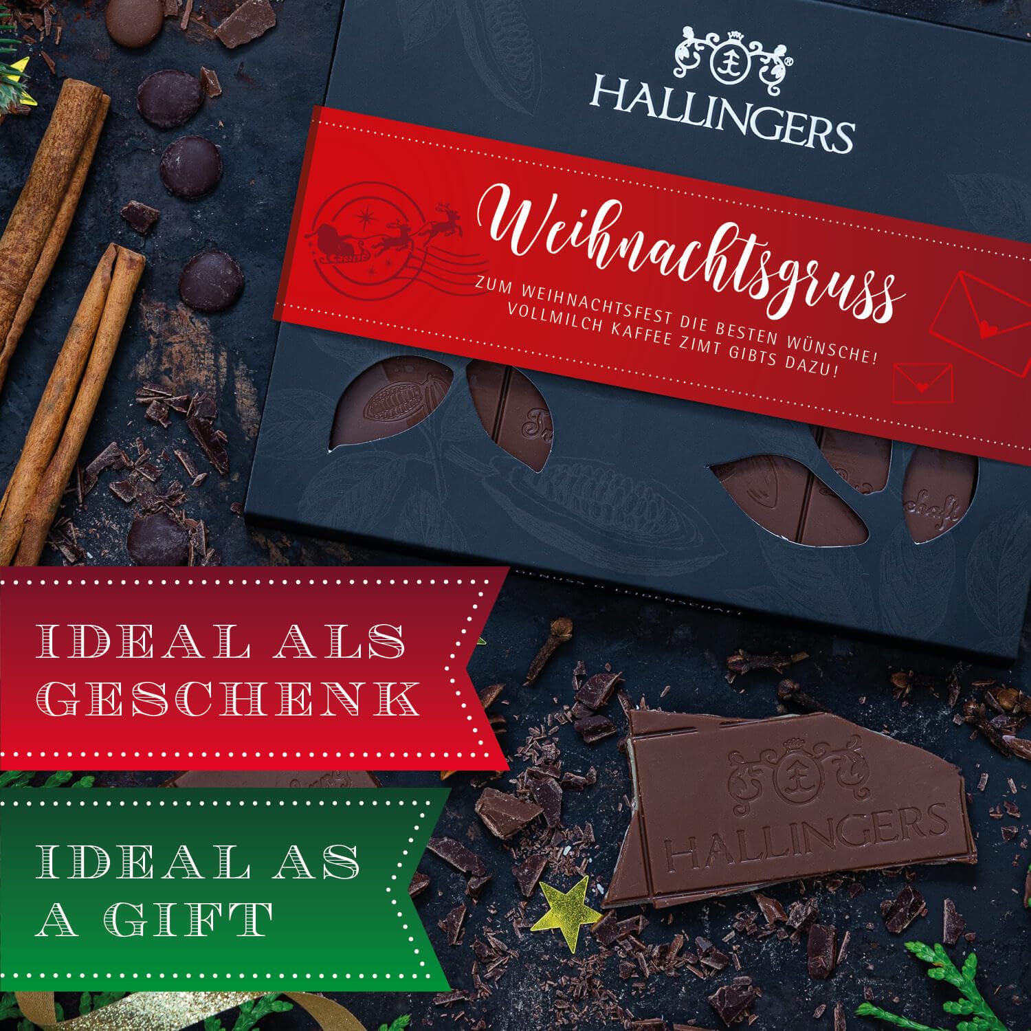 hallingers-schokolade-weihnachtsgru-tafel-kaffee-zimt-90-g image 3