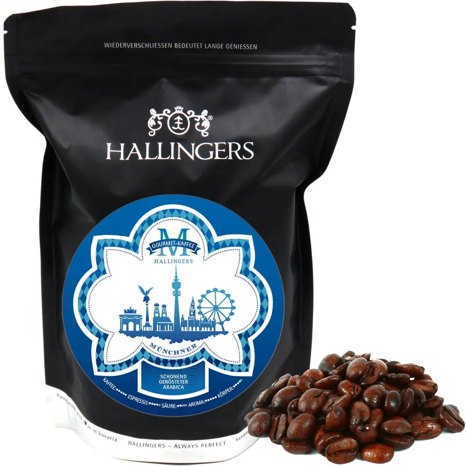 hallingers-kaffee-no-m-m-nchen-bohnen-500-g-arabica image 1