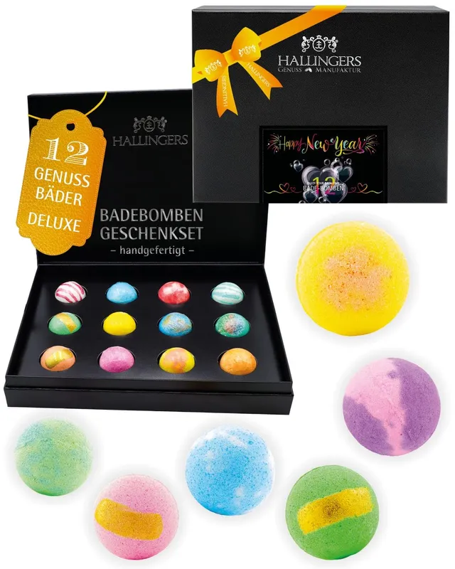 hallingers-wellness-happy-new-year-badebomben-12er-box image 1