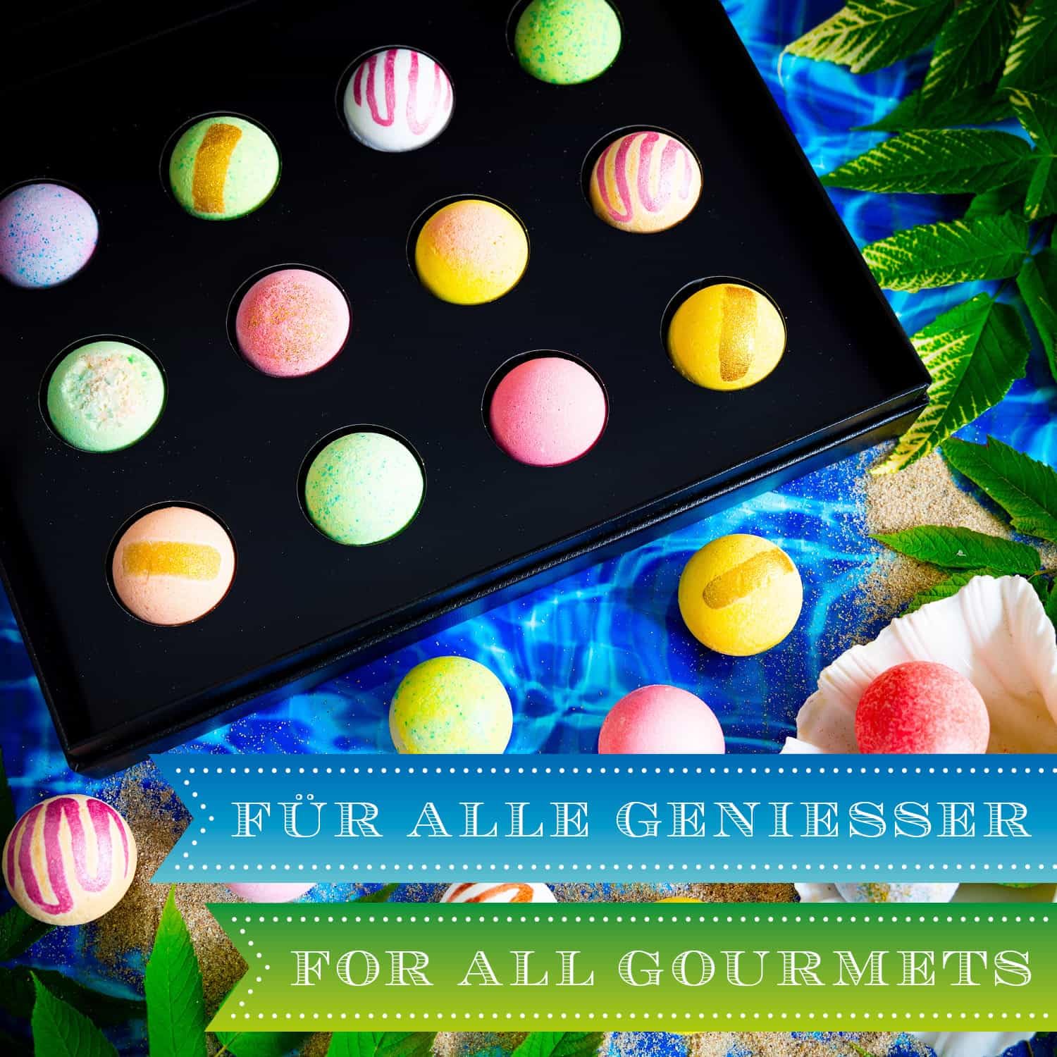hallingers-wellness-frohes-osterfest-blue-badebomben-12er-set-540g image 3