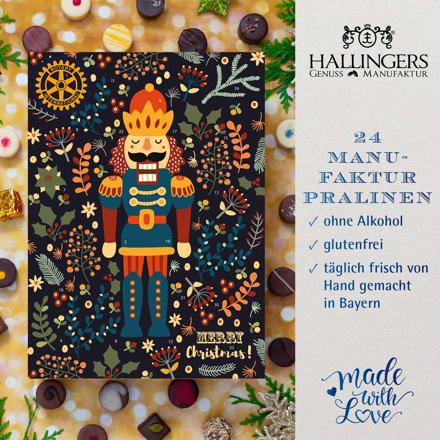hallingers-adventskalender-rotary-nussknacker-pralinen-ohne-alkohol-300g image 2