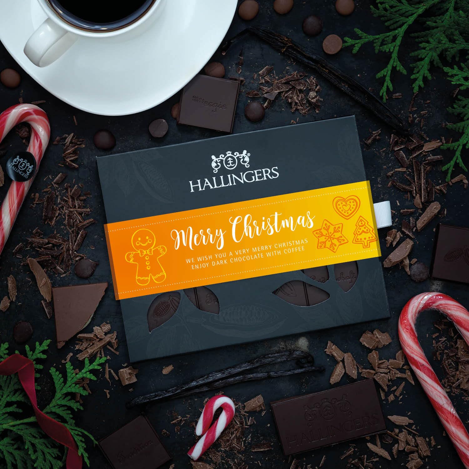hallingers-vegane-schokolade-merry-christmas-90g-kaffee image 2
