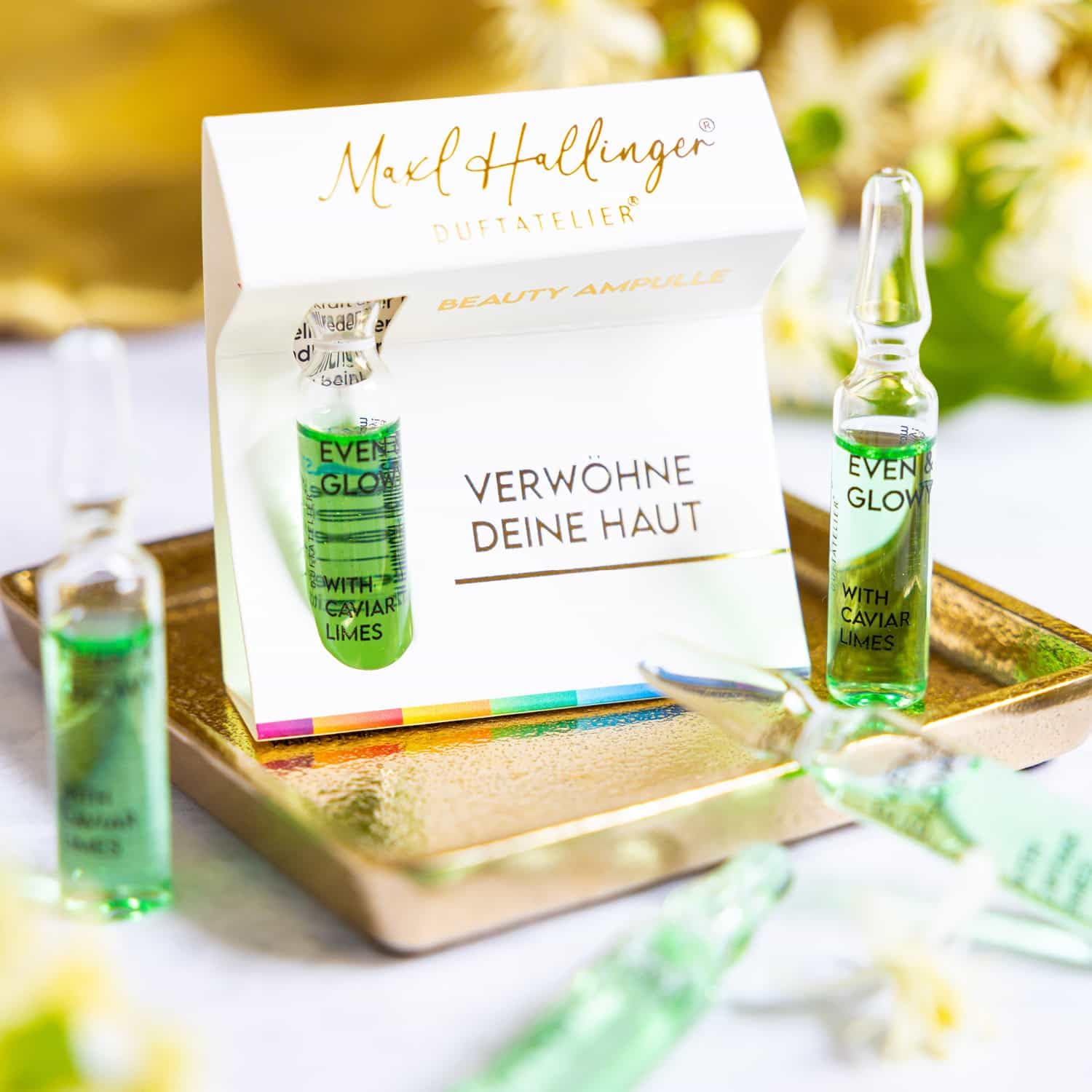 hallingers-wellness-even-glow-serum-ampulle-vegan-2ml-caviar-limette image 2