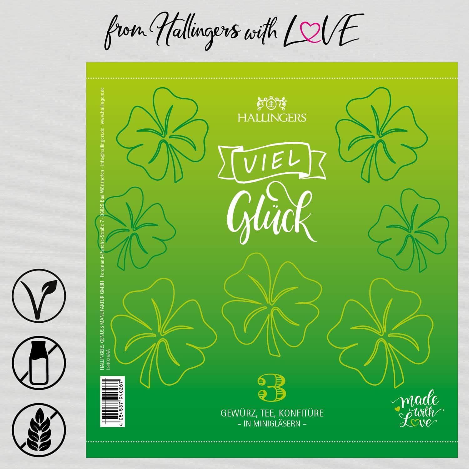 hallingers-geschenkesets-viel-gl-ck-geschenkset-vegan-46g-3-gl-ser image 6