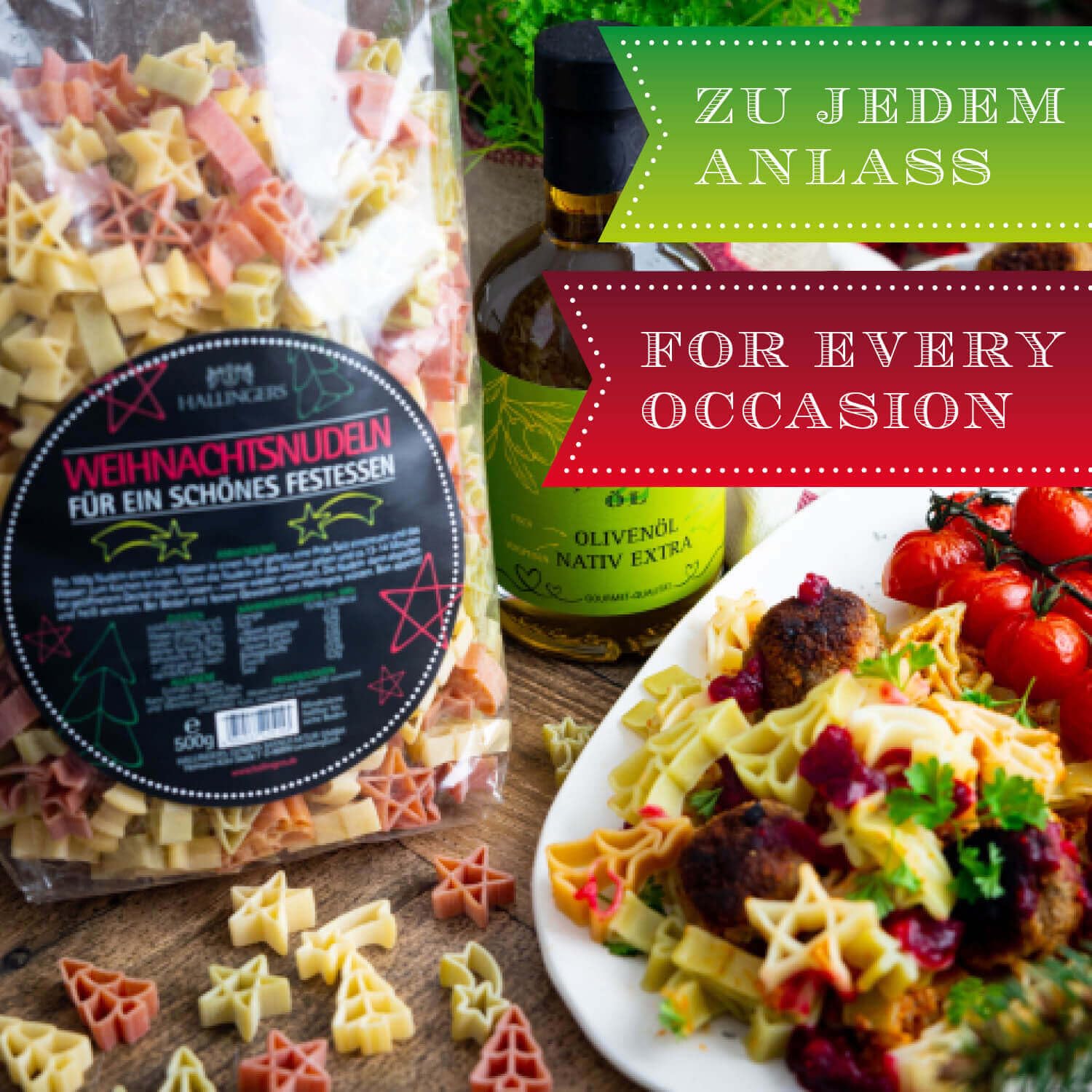 hallingers-kochen-bunte-weihnachtsnudeln-pasta-250g image 4