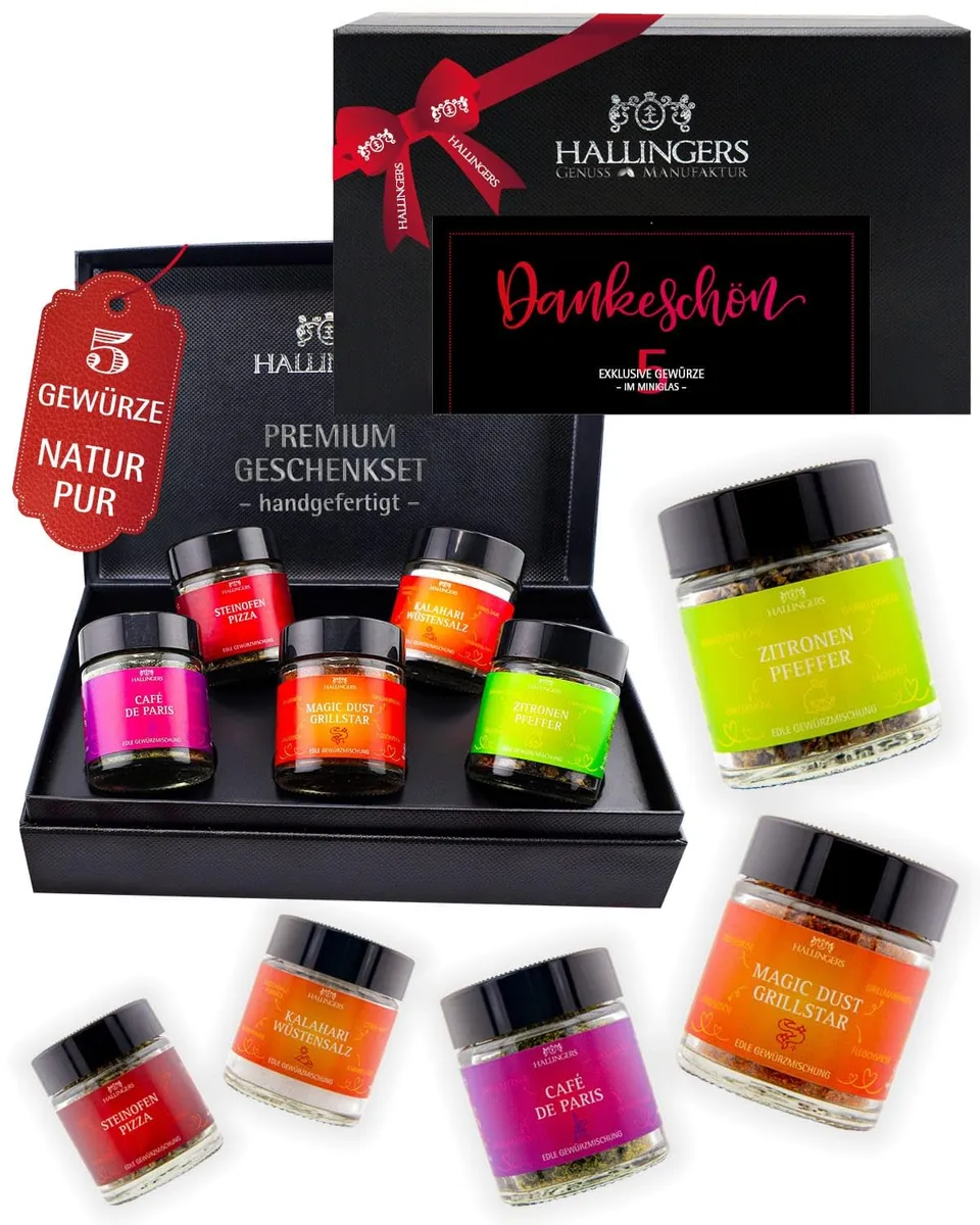 hallingers-dankesch-n-gew-rzset-5-gew-rze-geschenkbox image 1