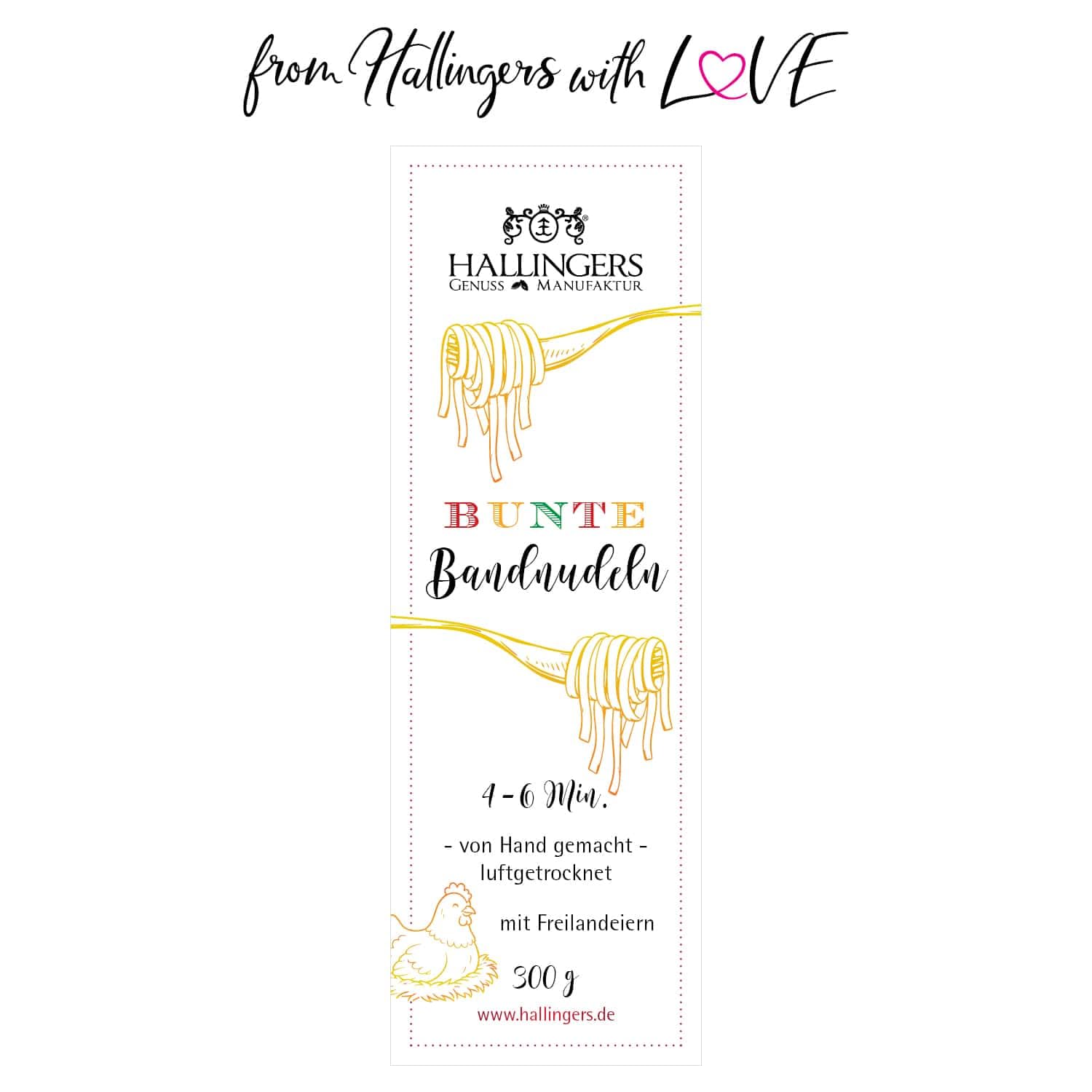 hallingers-edel-pasta-frohe-weihnachten-nudeln-300g-freilandei-2 image 3