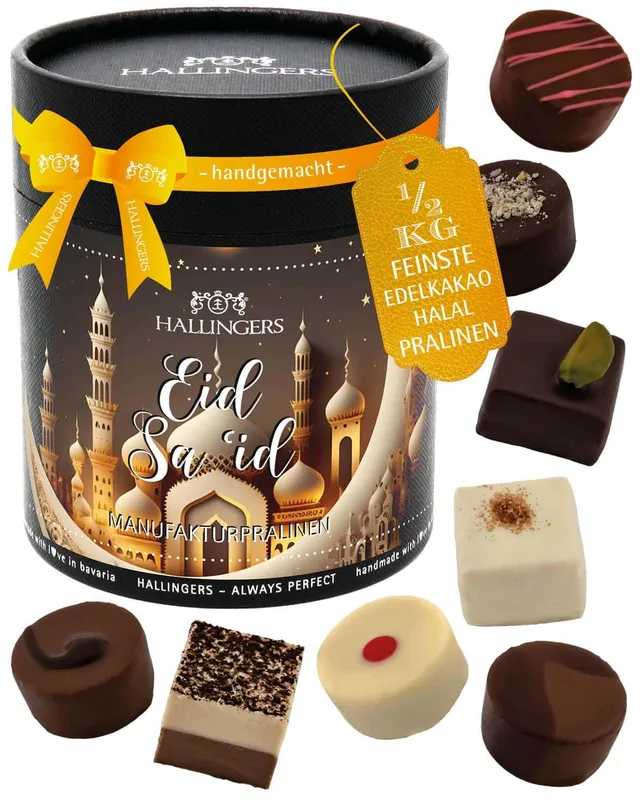 hallingers-pralinen-eid-said-halal-xxl-dose-500g-ohne-alkohol image 1