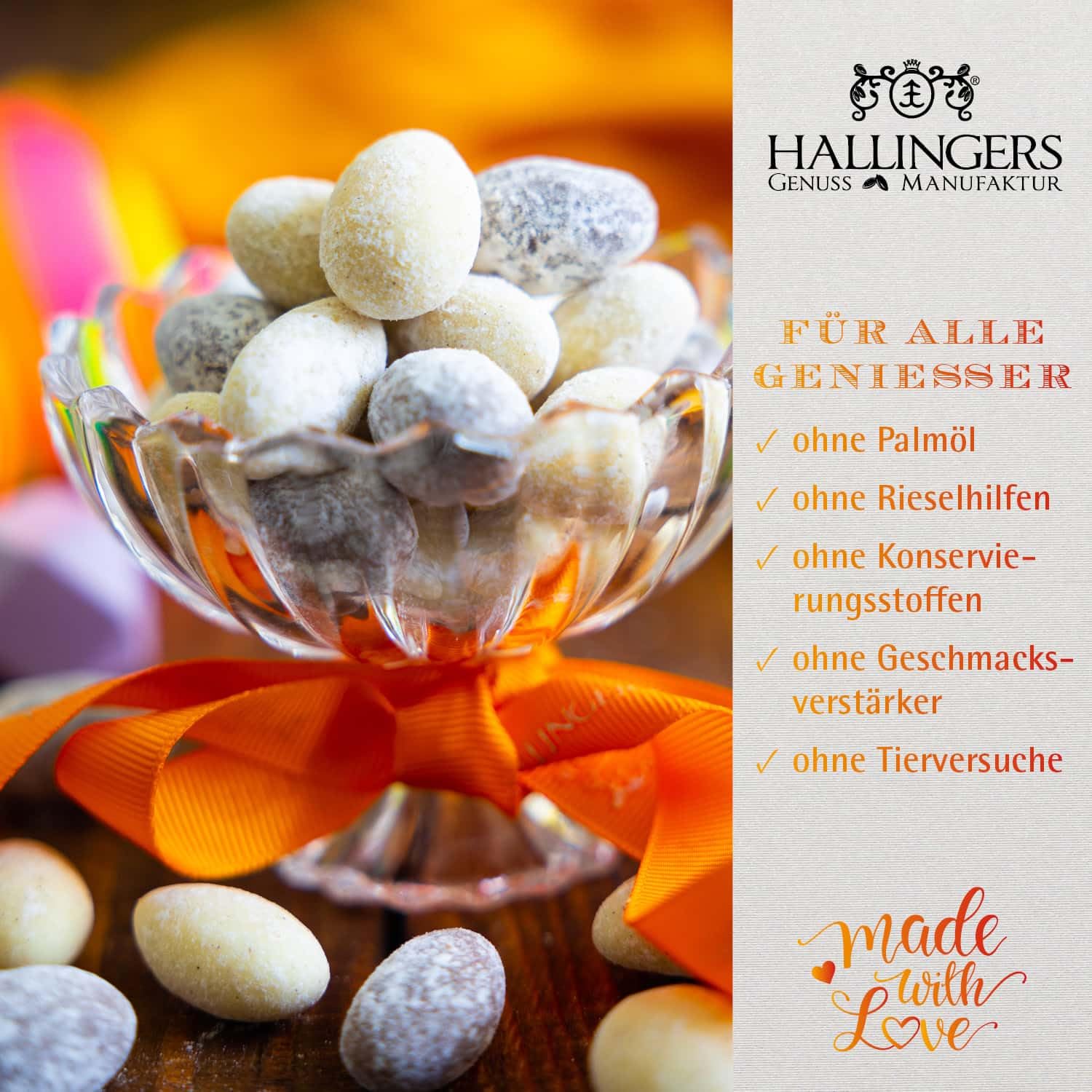 hallingers-schokolade-hurra-endlich-ferien-nougat-mandeln-150g image 4