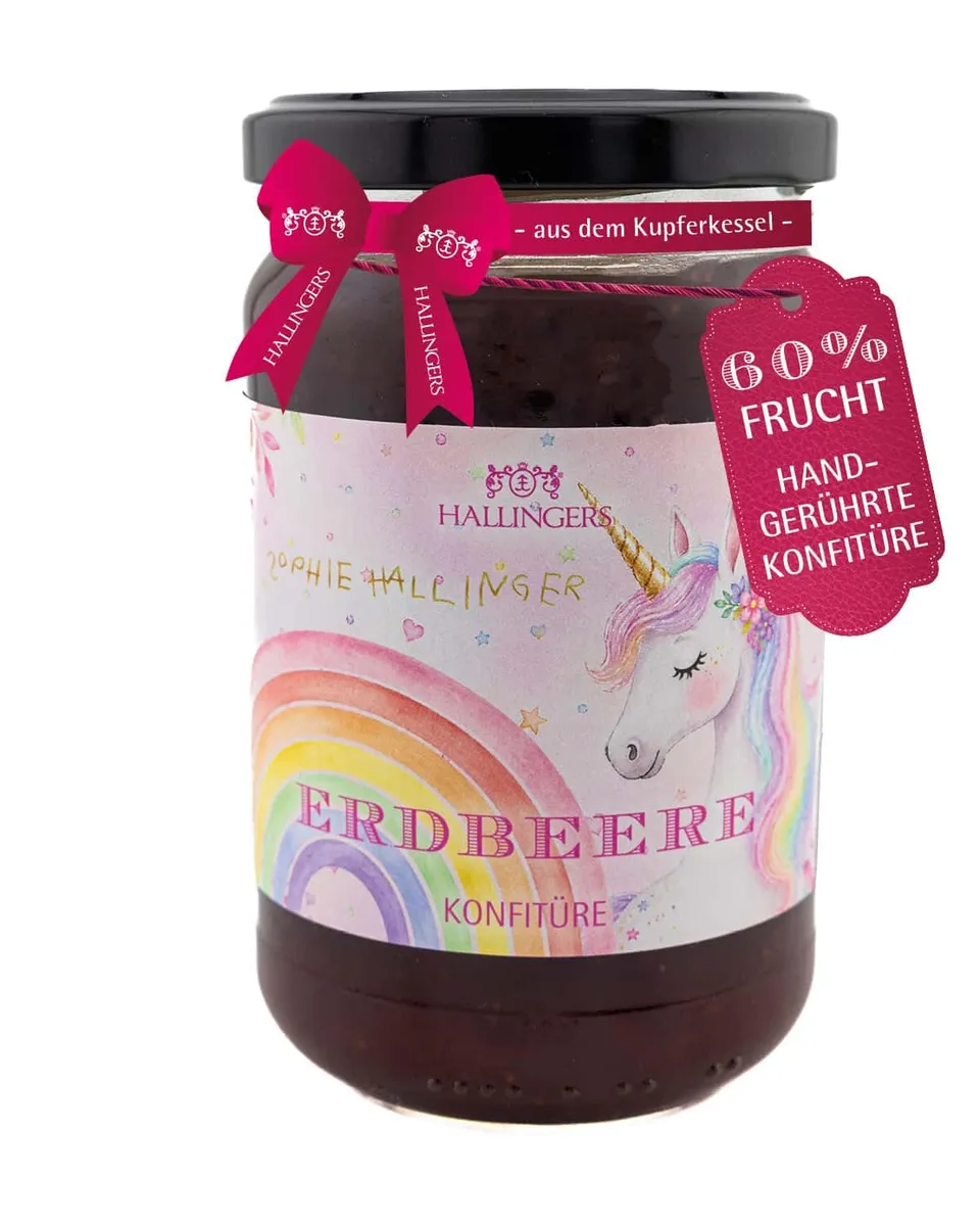hallingers-sophies-erdbeere-konfit-re-330g-glas-erdbeere image 1