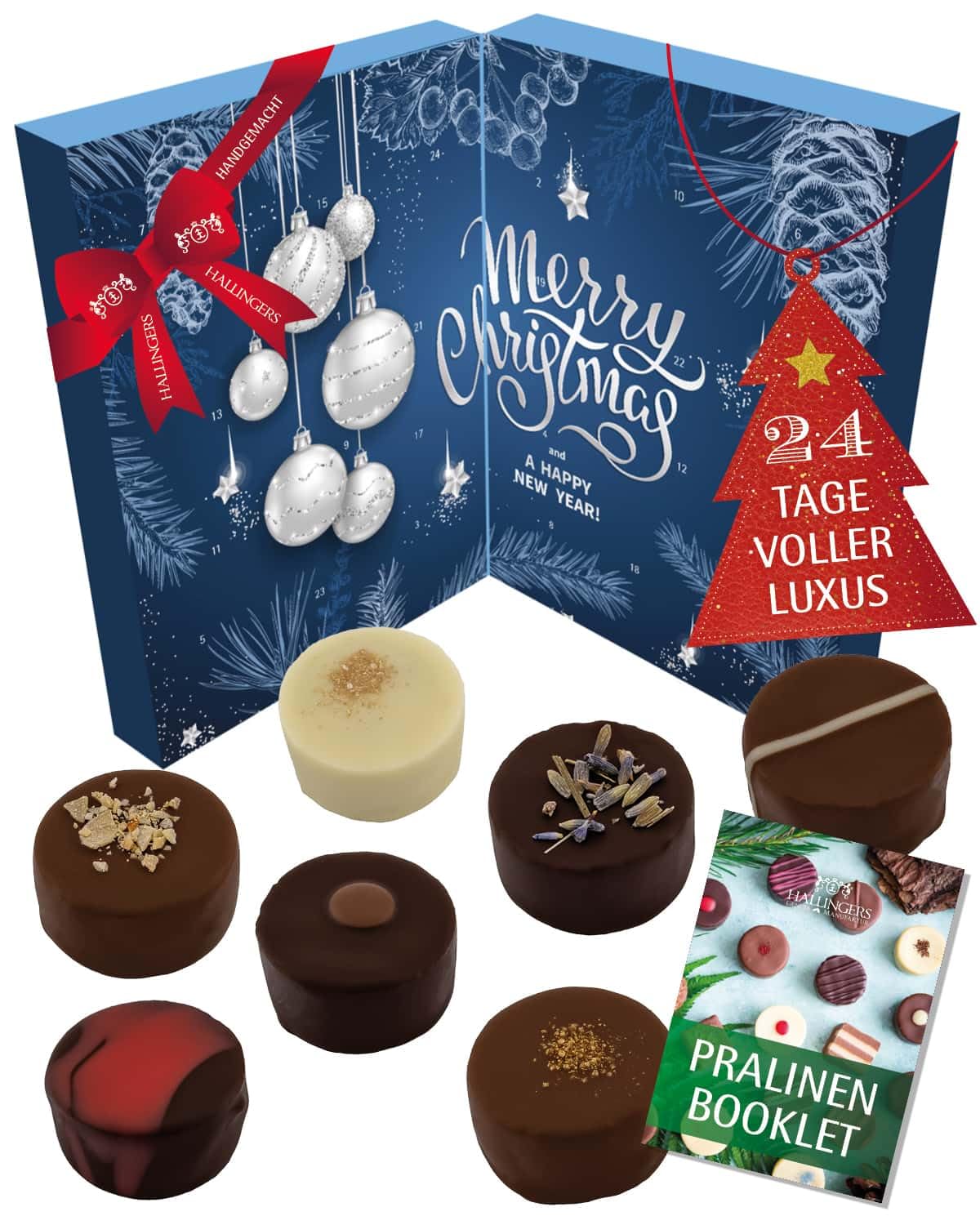 hallingers-adventskalender-blue-christmas-pralinen-24-st-ck image 1