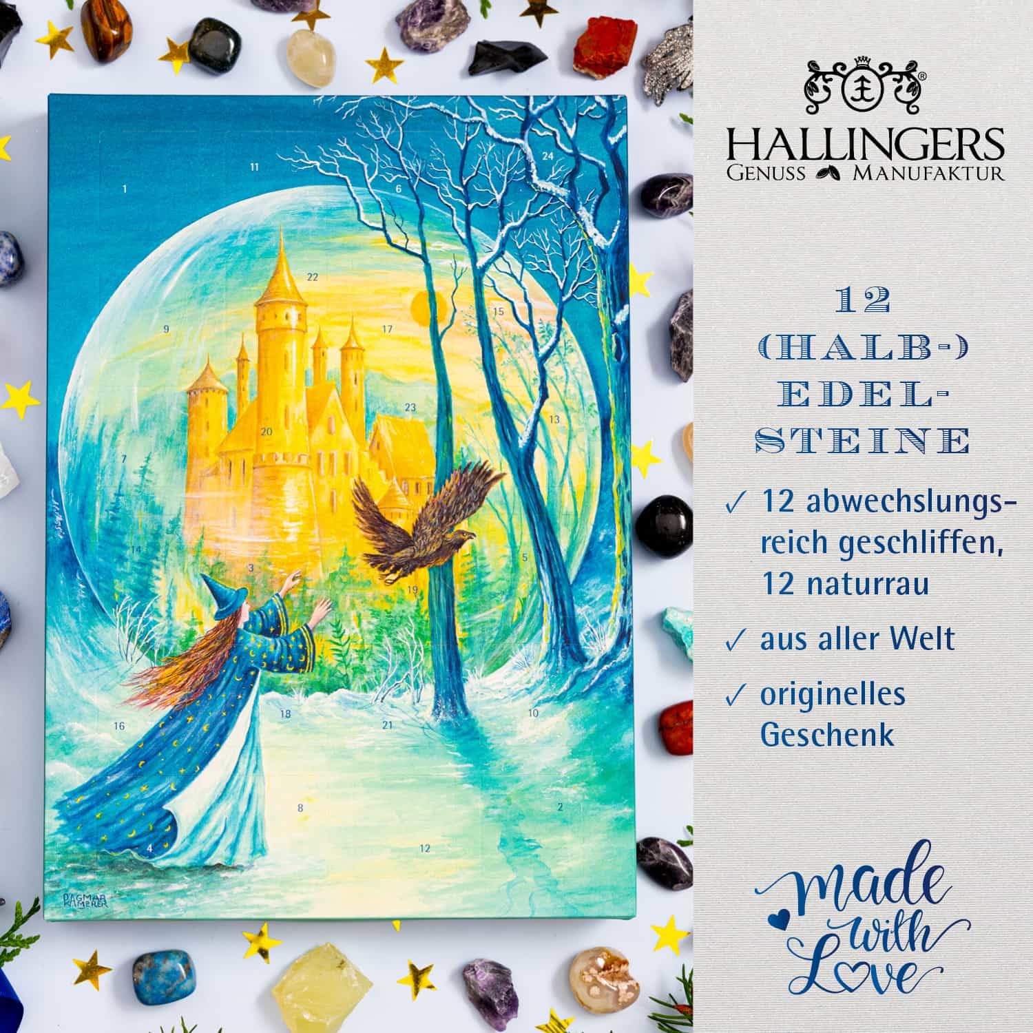 hallingers-adventskalender-edelsteine-weihnachtsmagie-24-steine image 2