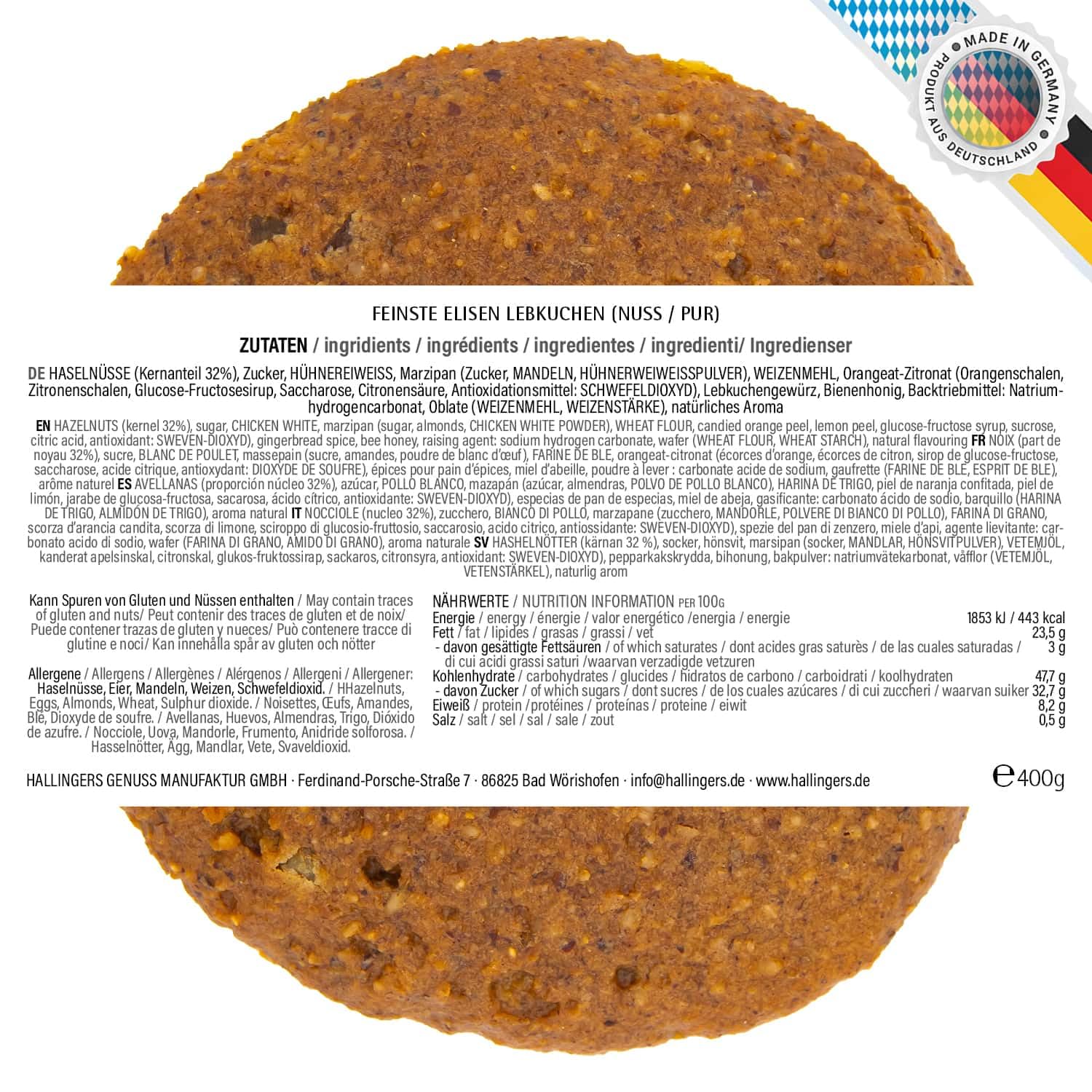 hallingers-gen-sse-elisen-lebkuchen-nuss-pur-dose-400g image 6