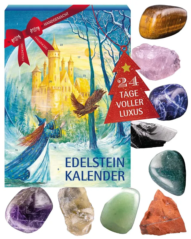 hallingers-adventskalender-edelsteine-weihnachtsmagie-24-steine image 1