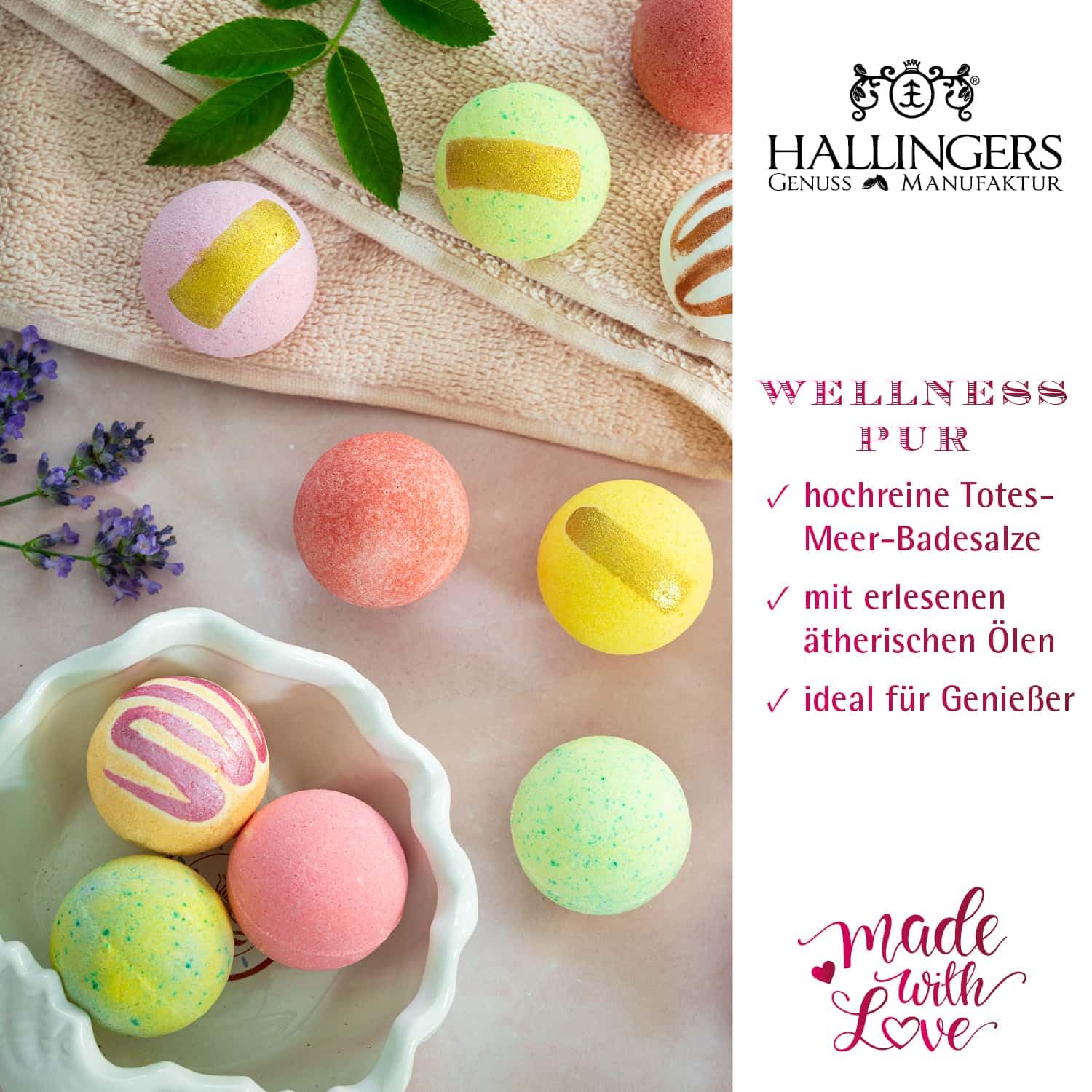 hallingers-wellness-dankesch-n-badebomben-set-12x image 4