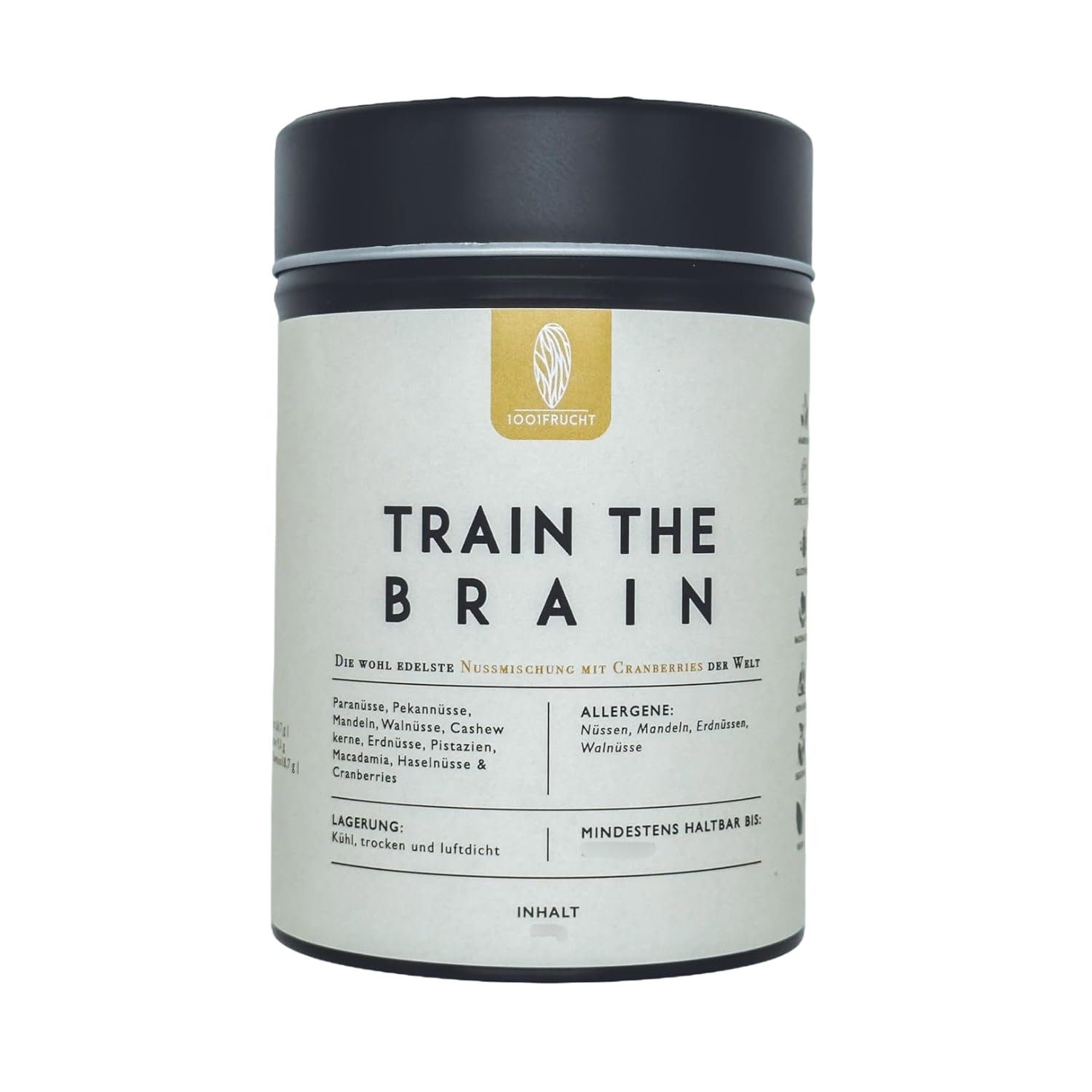 1001-frucht-n-sse-train-the-brain-nussmix-250-g-cranberry image 1