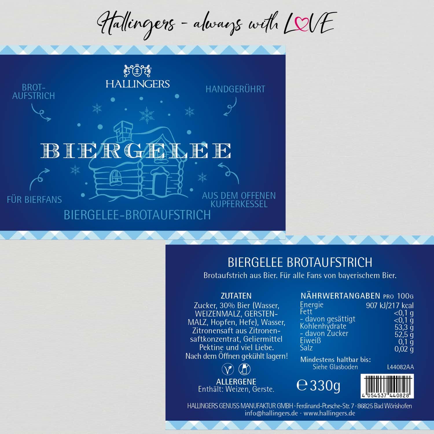 hallingers-weihnachts-biergelee-glas-330g-geschenk image 6