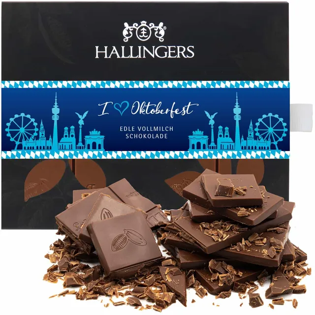 hallingers-schokolade-i-love-oktoberfest-tafelschokolade-90g-ohne-alkohol image 1