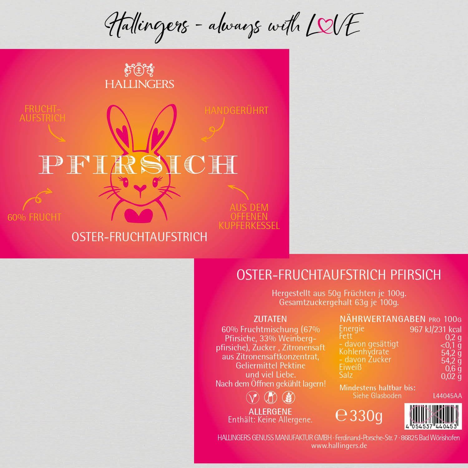 hallingers-honig-konfit-ren-oster-fruchtaufstrich-pfirsich-330g image 6