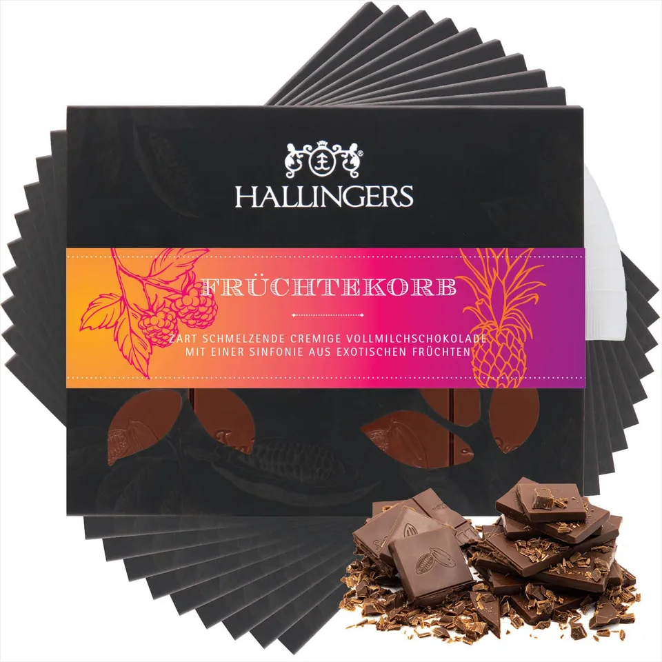 hallingers-schokolade-fr-chtekorb-tafeln-10x-mango-vanille image 1