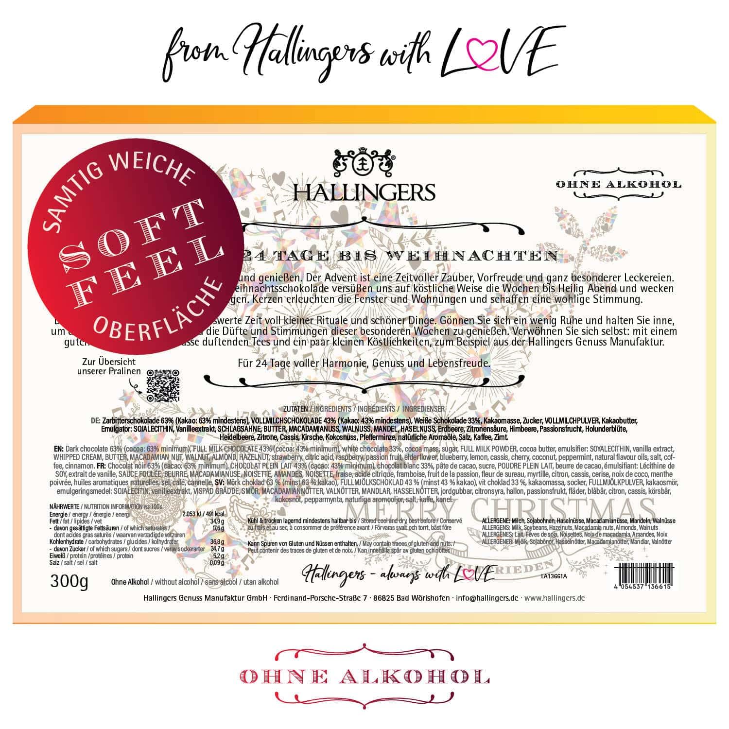 hallingers-adventskalender-weltfrieden-pralinen-300-g-ohne-alkohol image 6