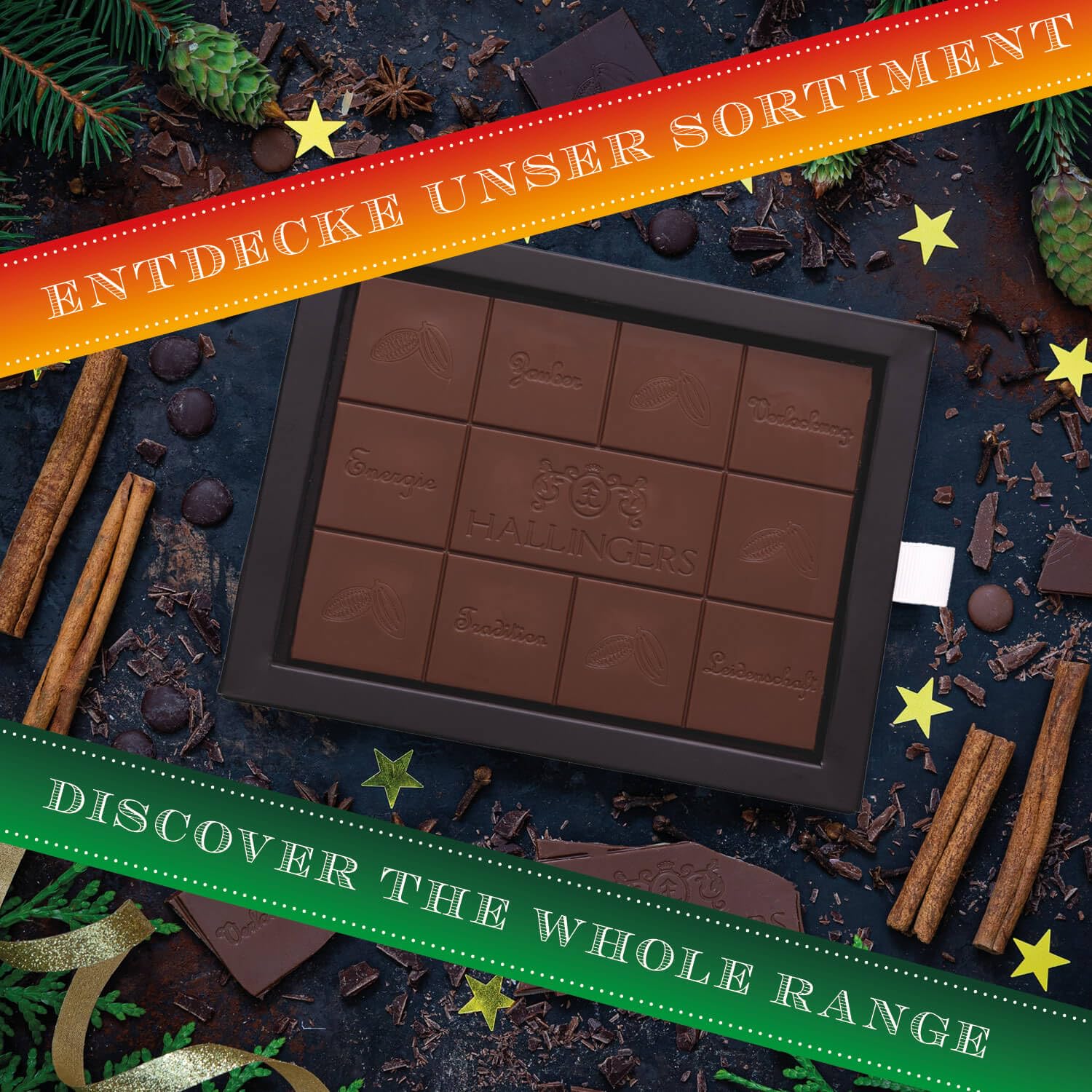 hallingers-genuss-manufaktur-schokolade-gesegnete-weihnachten-90g image 4