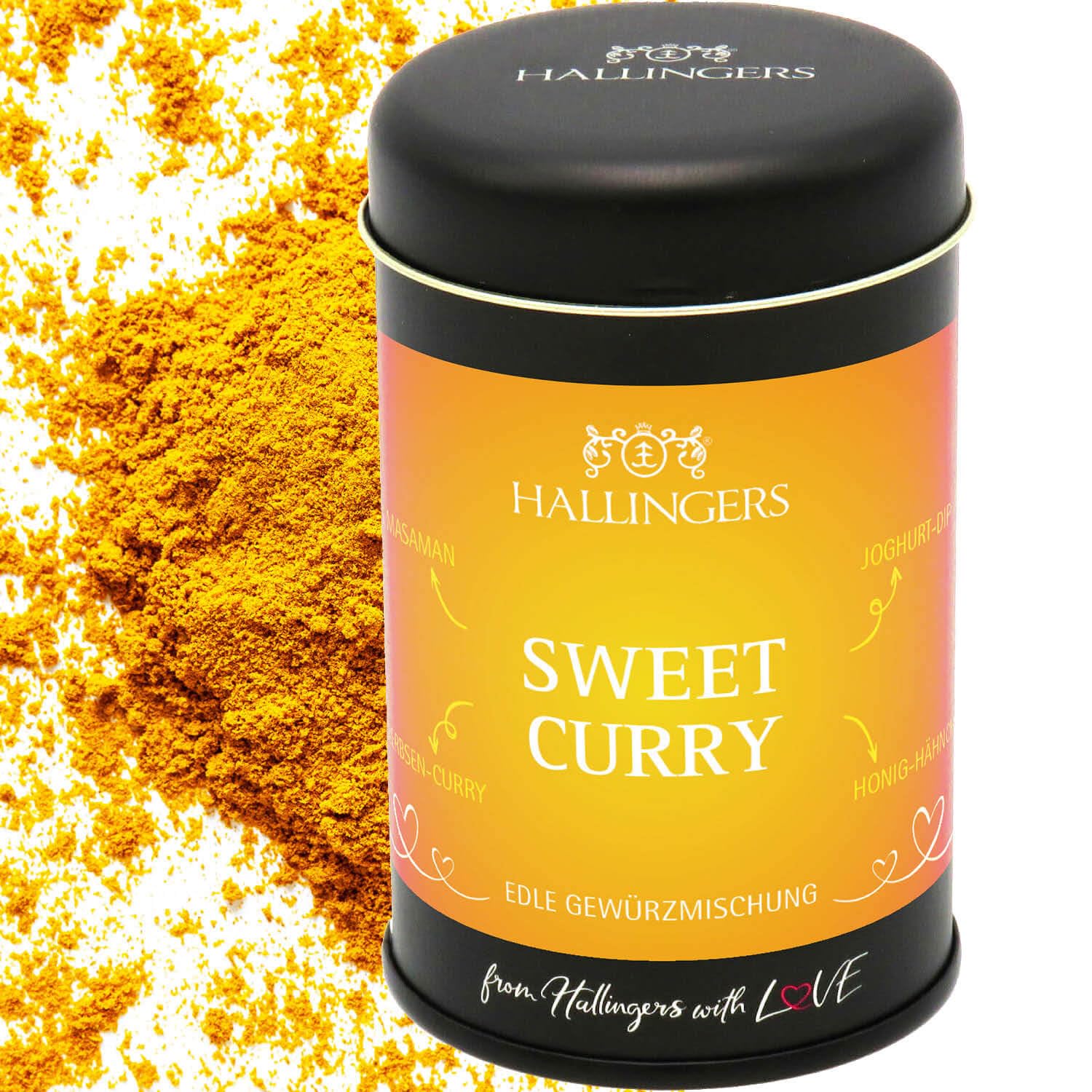 hallingers-sweet-curry-gew-rz-gefl-gel-reis-geschenkdose-75-g image 1