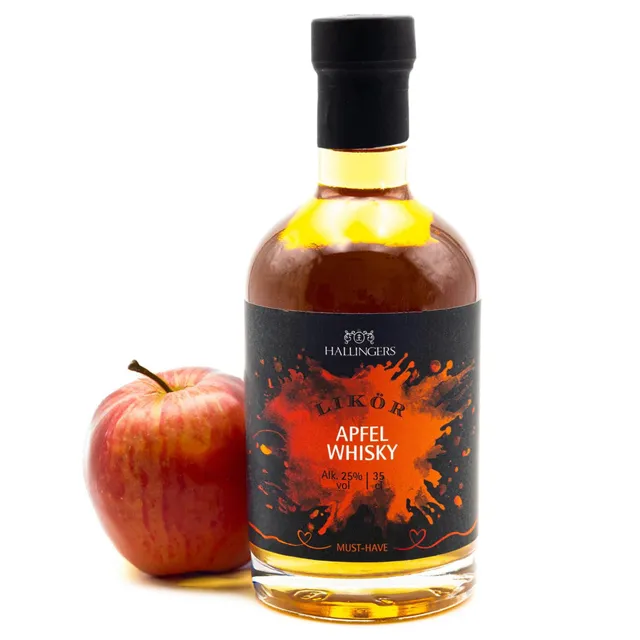 hallingers-lik-re-apfel-whisky-premium-lik-r-350ml-25-vol image 1