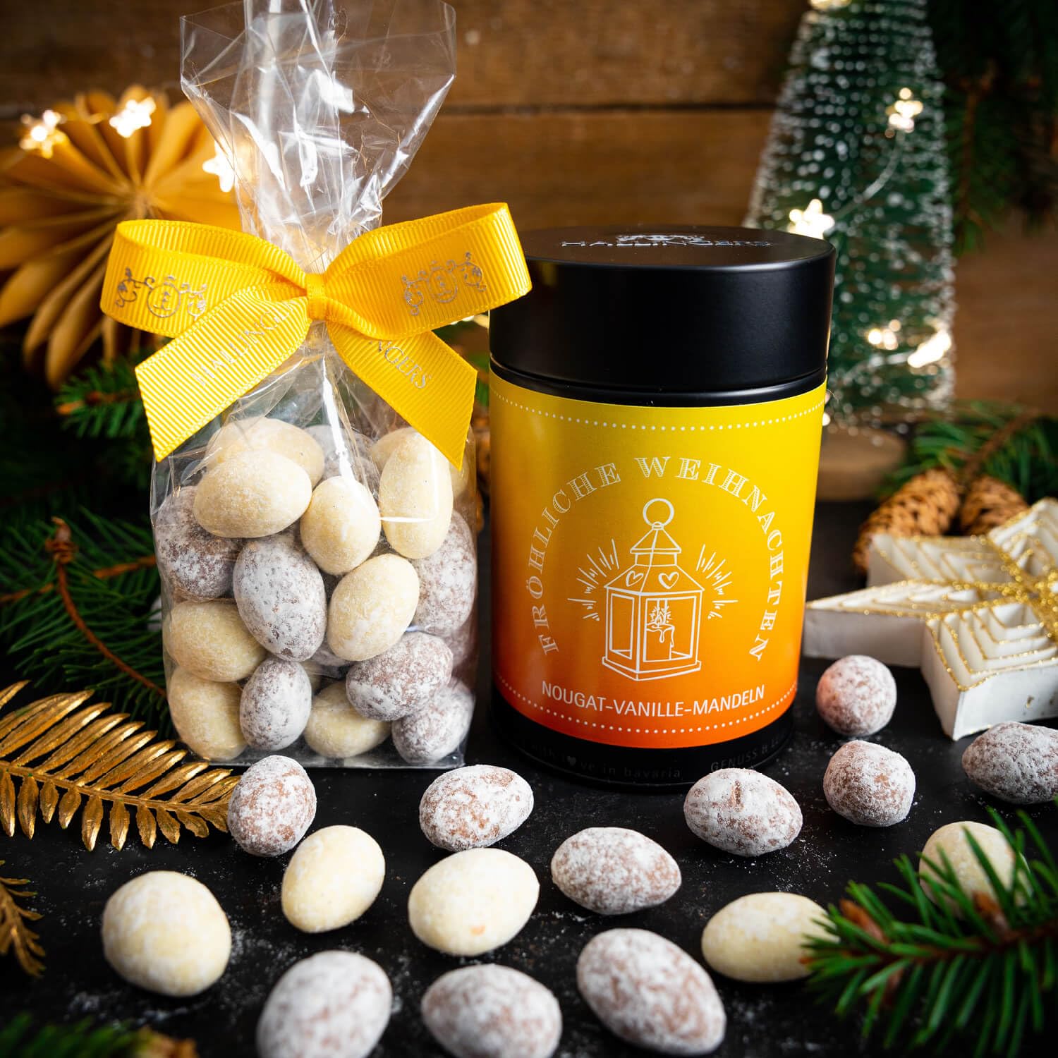 hallingers-nougat-mandeln-schokolade-geschenkdose-weihnachten image 2