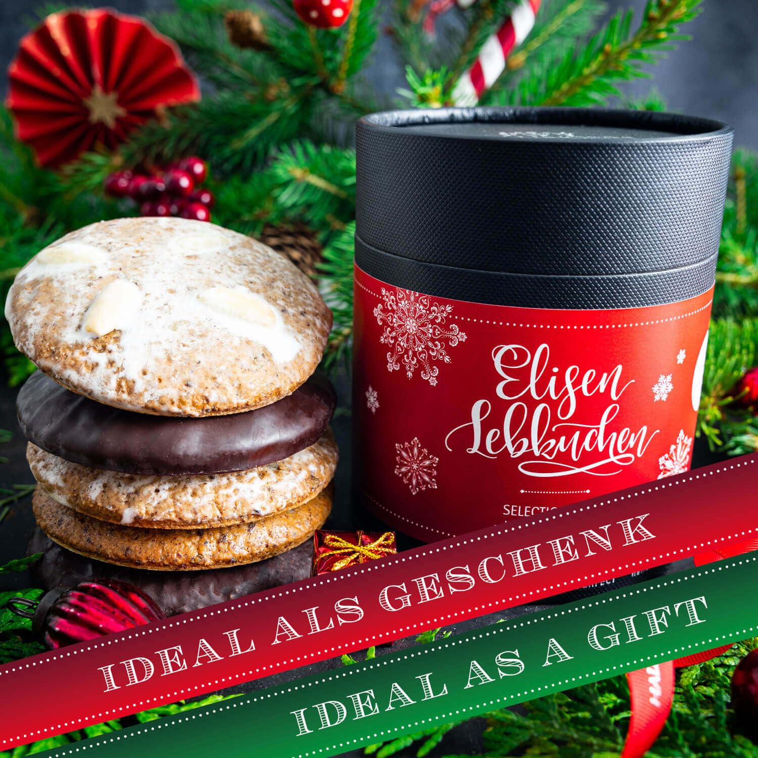 hallingers-elisen-lebkuchen-geschenkdose-selection-5-st-ck-400g image 5