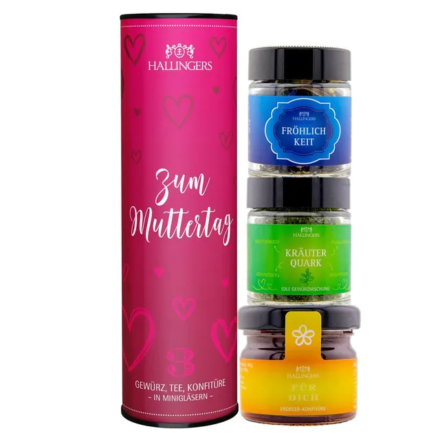 hallingers-geschenkesets-zum-muttertag-geschenkset-3-minigl-ser-vegan image 1
