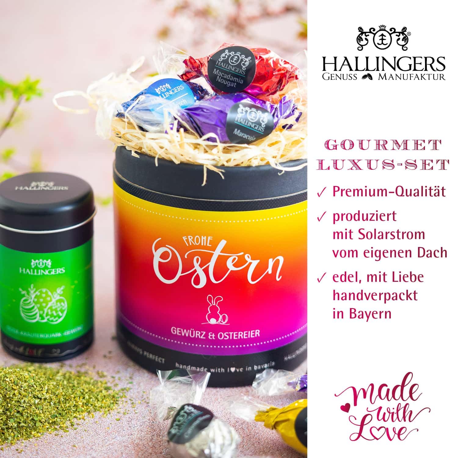 hallingers-geschenkesets-frohe-ostern-geschenkkorb-xxl-310g-pralinen image 2
