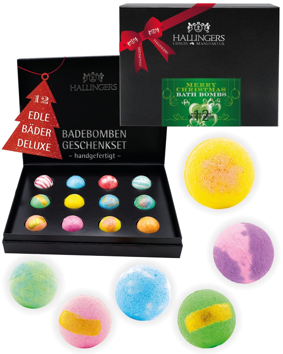hallingers-merry-christmas-badebomben-set-12-stk-wellness image 1