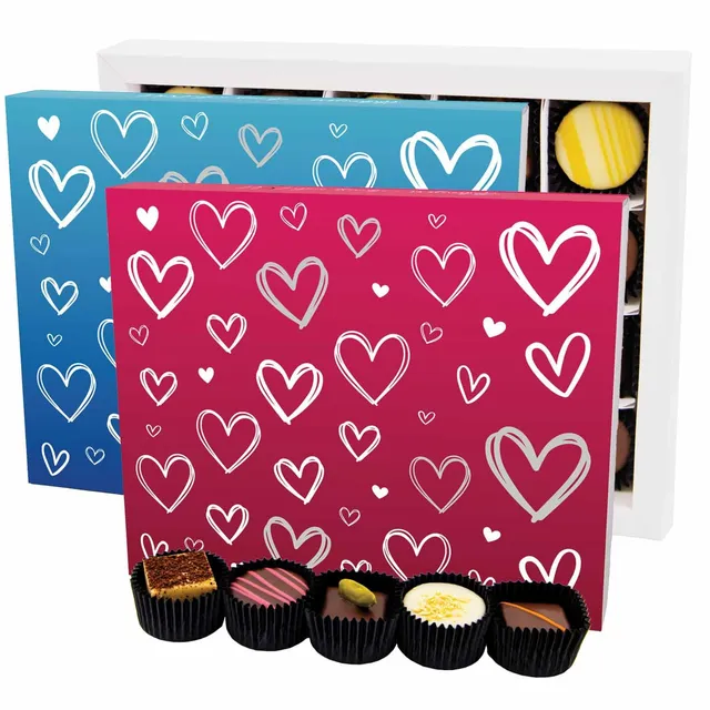 hallingers-pralinen-pink-blue-hearts-2x-geschenkbox-ohne-alkohol image 1