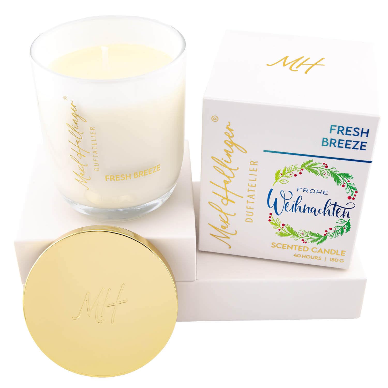hallingers-spirituals-frohe-weihnachten-duftkerze-180g-fresh-breeze image 1