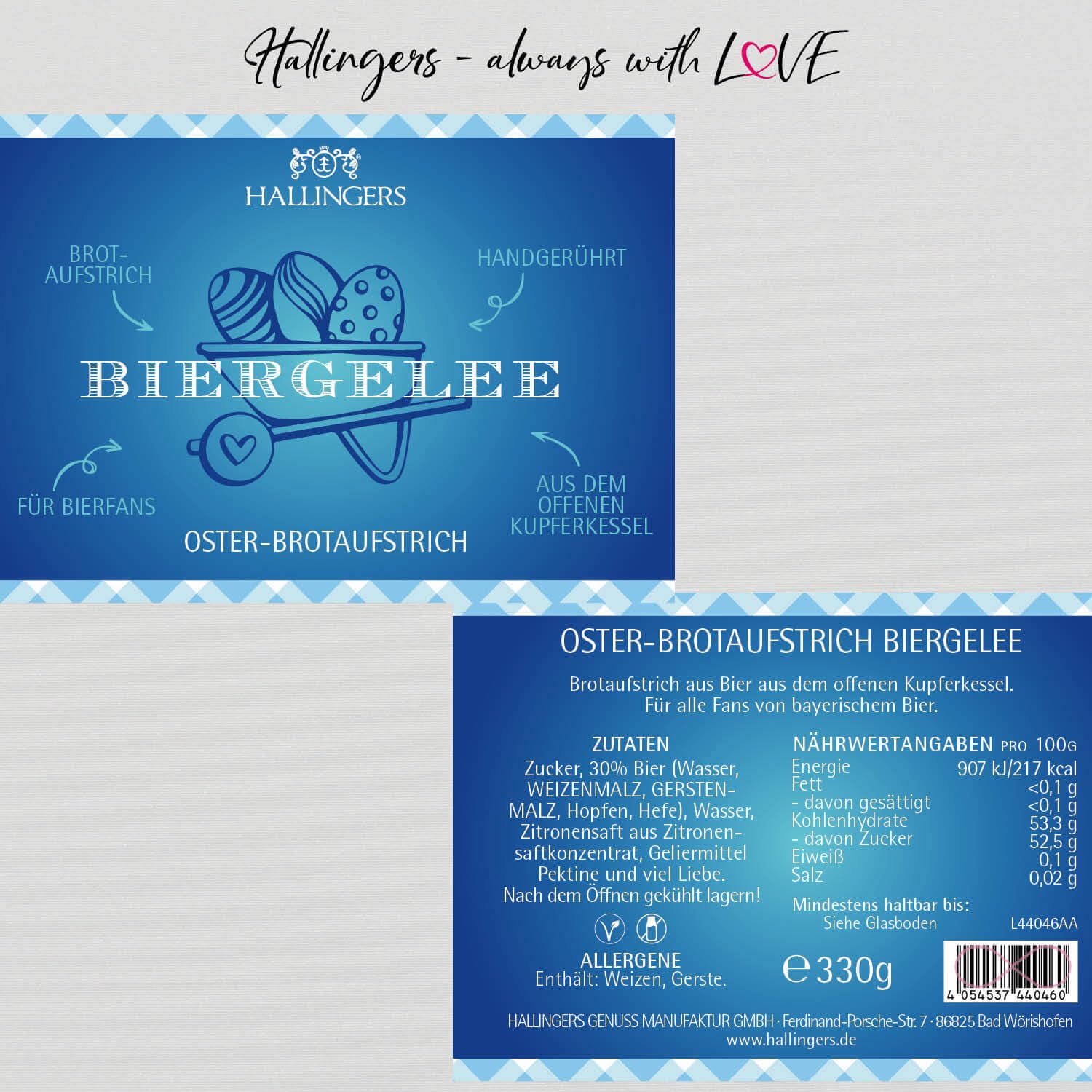 hallingers-oster-brotaufstrich-biergelee-330g-glas image 6