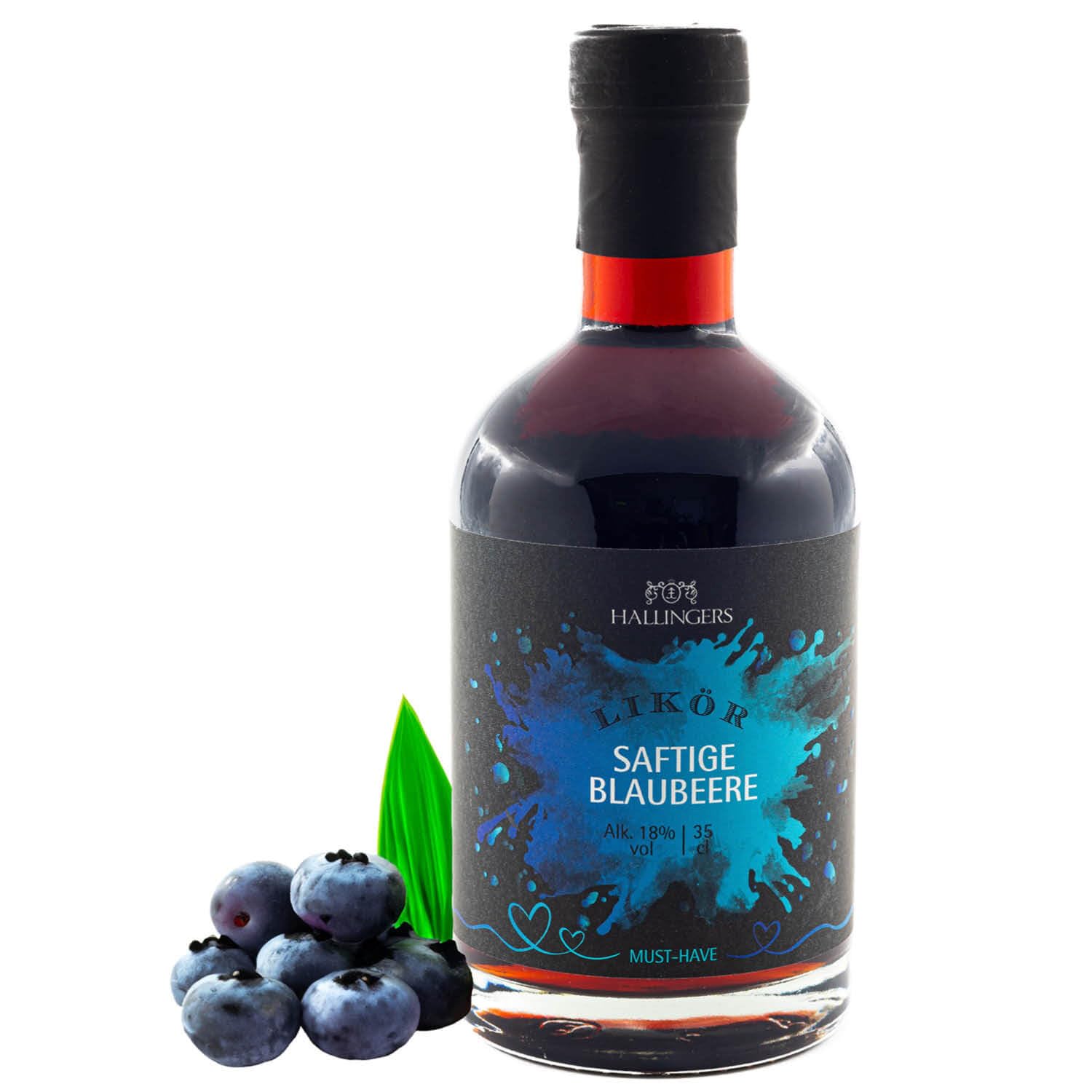 hallingers-blaubeere-premium-lik-r-geschenkflasche-18-fruchtig image 1
