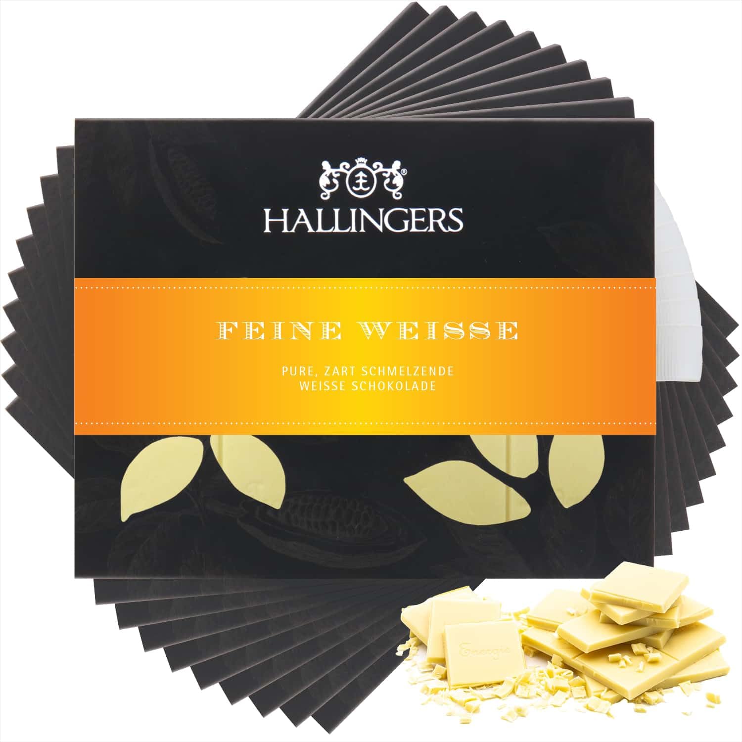 hallingers-wei-e-schokolade-wei-pur-tafeln-10x-geschenk image 1