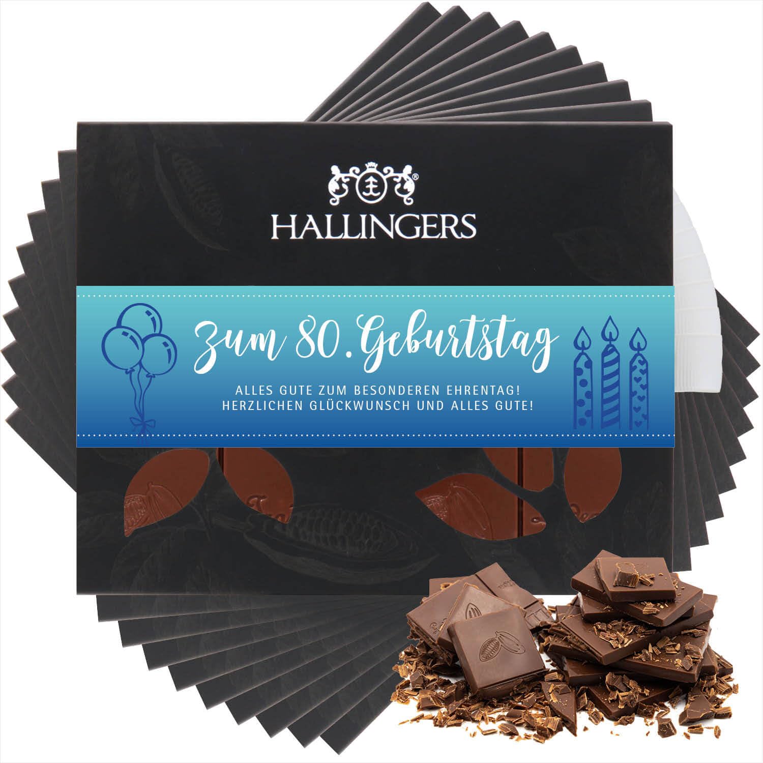 hallingers-genuss-manufaktur-schokolade-zum-80-geburtstag-10x-pur image 1