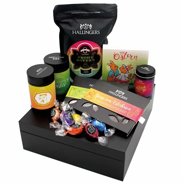 hallingers-easter-big-box-ostergeschenk-xxl-korb-1423g-schoko image 1