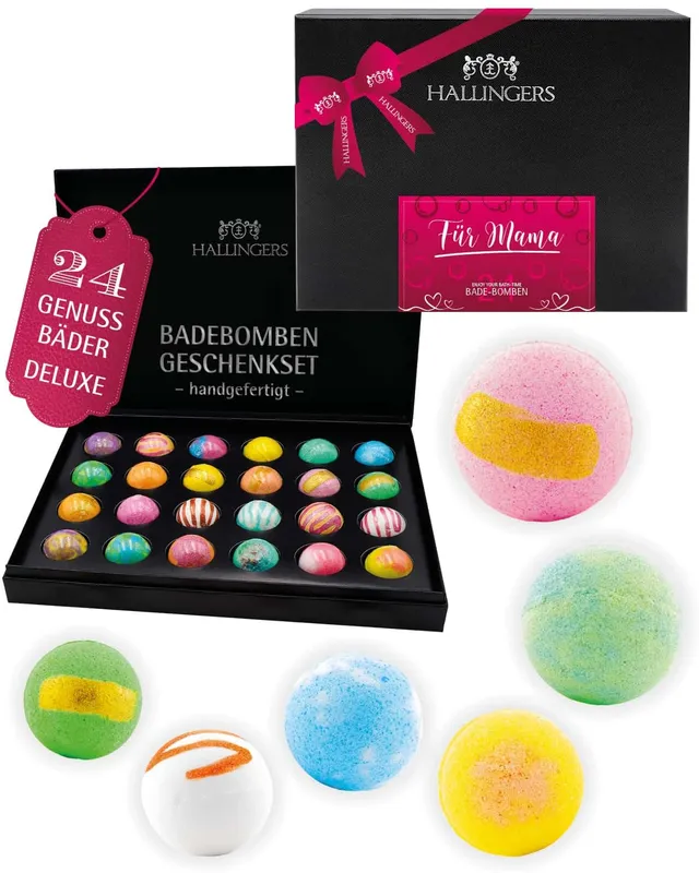 hallingers-wellness-f-r-mama-badebomben-set-24x-ostern-1080g image 1