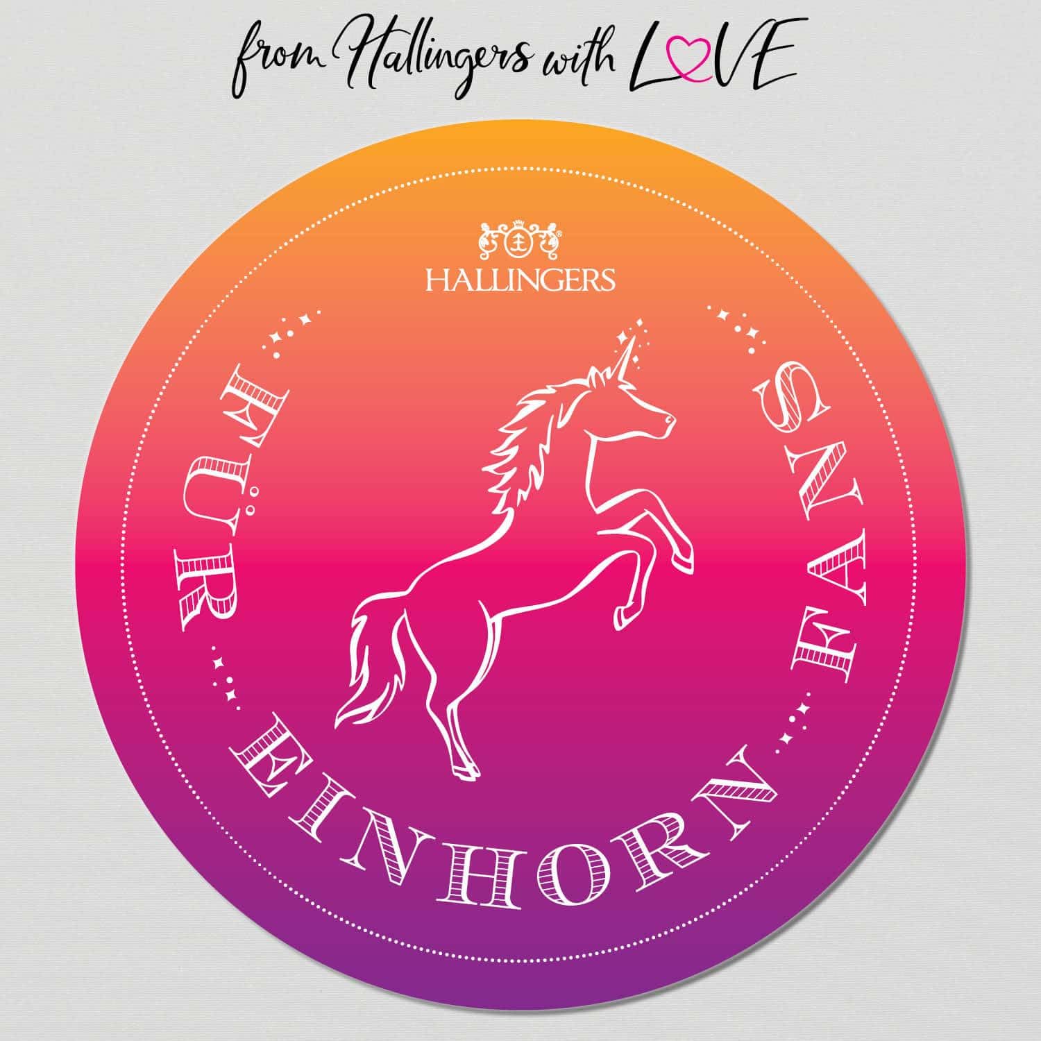 hallingers-einhorn-fans-geschenkset-wundert-te-pralinen image 6