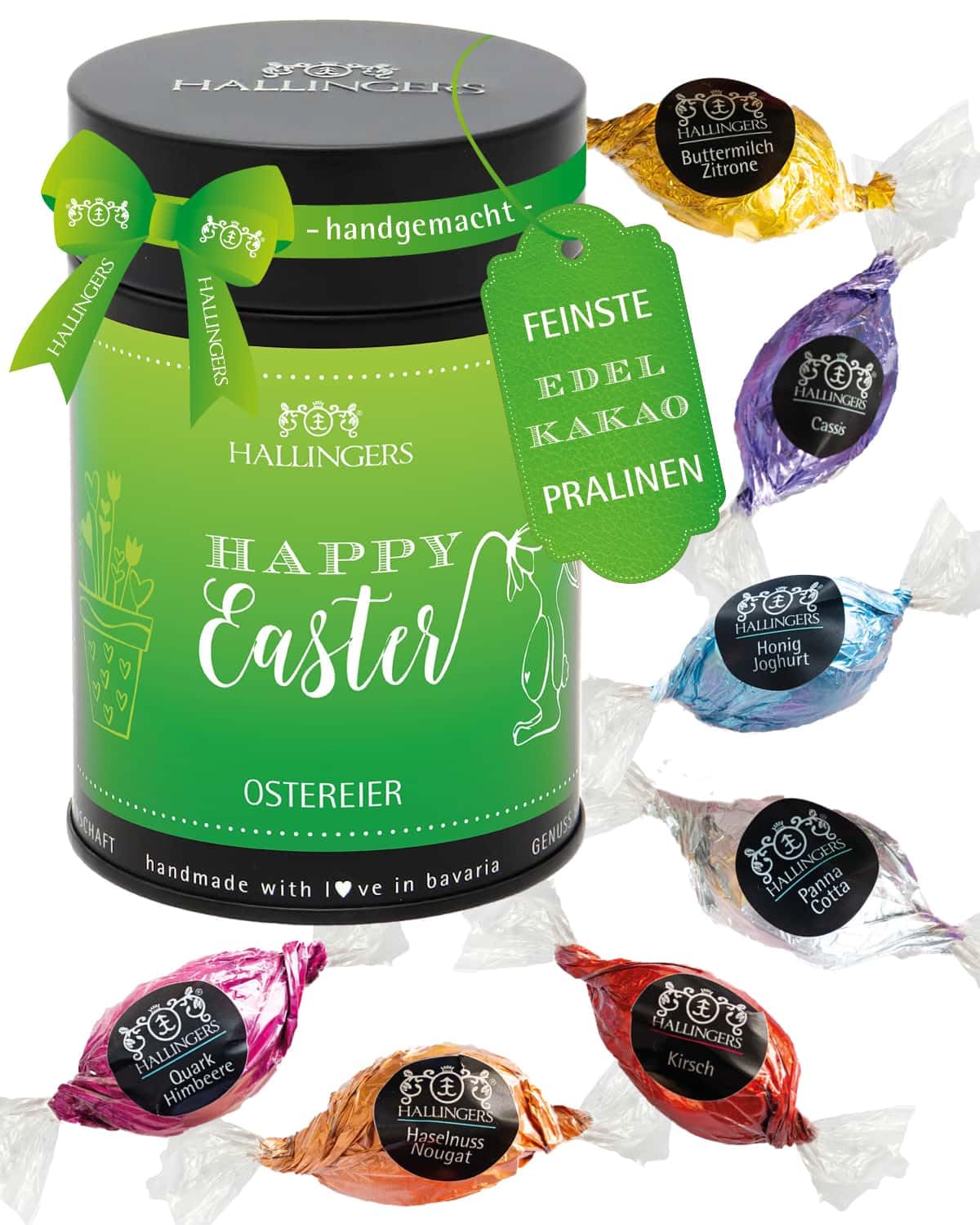 hallingers-pralinen-happy-easter-ostereier-dose-150g-ohne-alkohol image 1