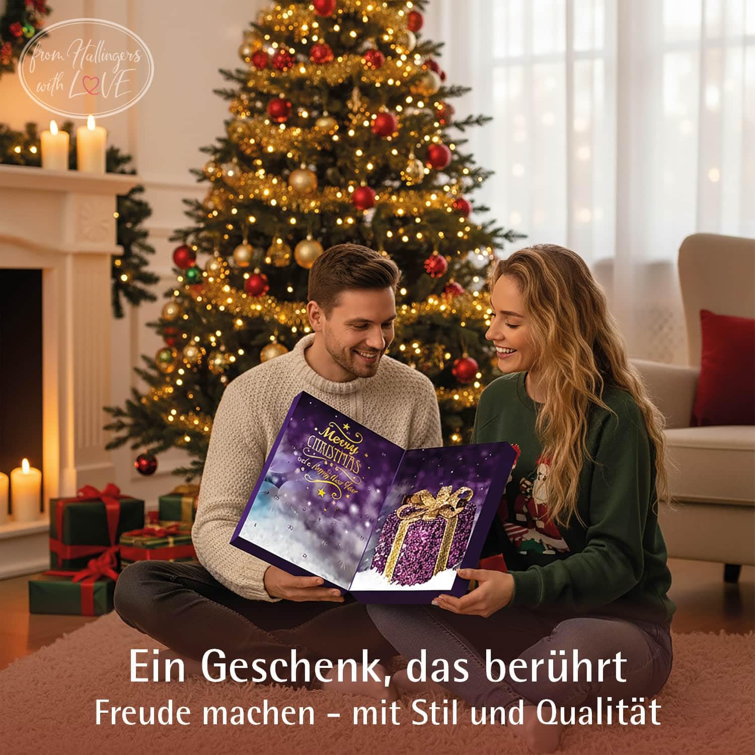 hallingers-adventskalender-frohe-weihnachten-pralinen-vegan-300-g image 5