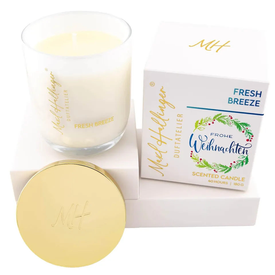 hallingers-spirituals-frohe-weihnachten-duftkerze-180g-fresh-breeze image 1