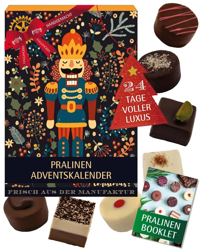hallingers-adventskalender-rotary-nussknacker-pralinen-ohne-alkohol-300g image 1