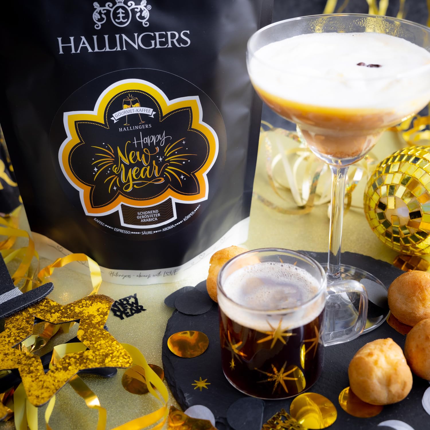 hallingers-kaffee-happy-new-year-edel-kaffee-ger-stet-500-g image 2