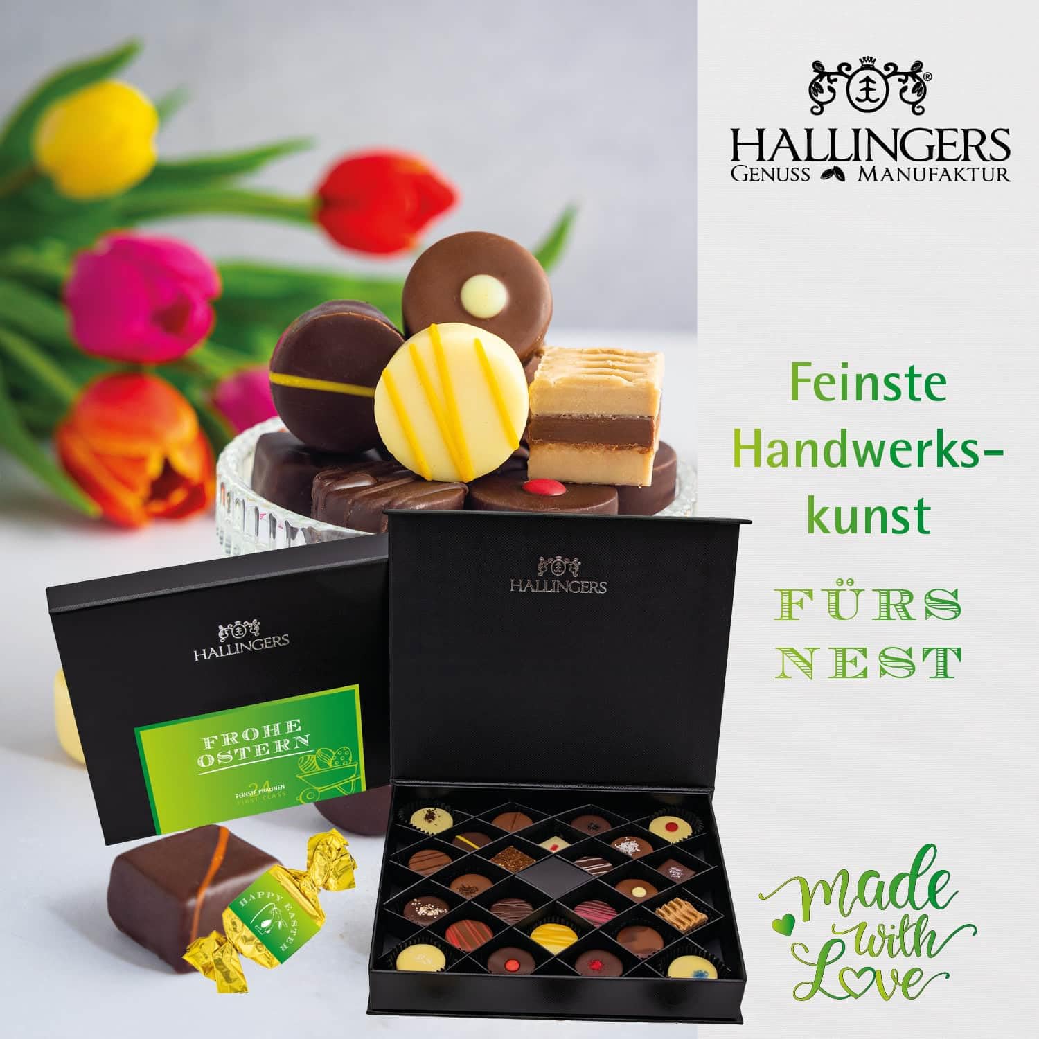 hallingers-geschenkset-gru-osterhase-xxl-osterkorb-feinkost-2120g image 4