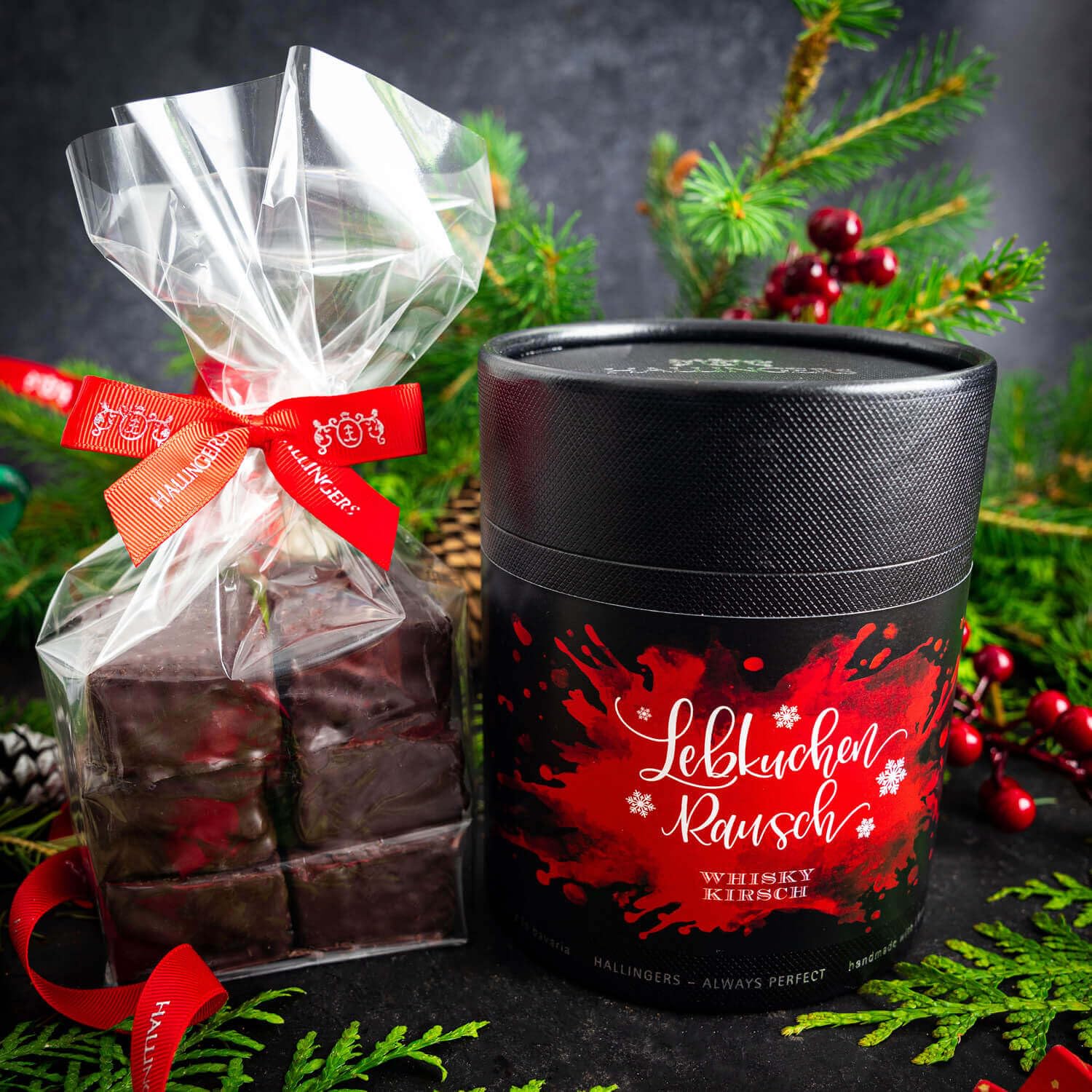 hallingers-lebkuchen-rausch-whisky-kirsch-dose-330-g image 2